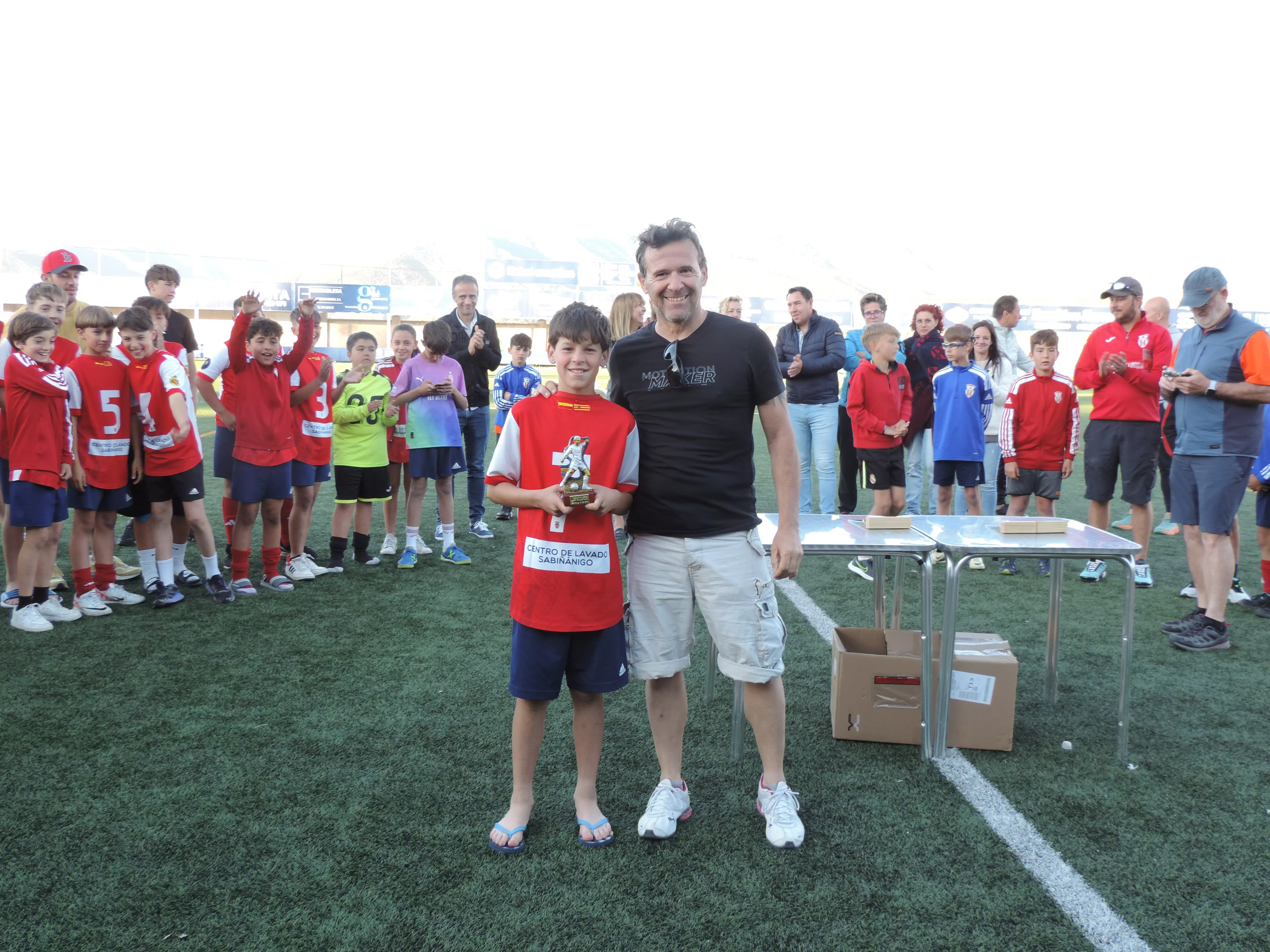 GOLEADOR ALEVIN, ERIC JIMÉNEZ (SABIÑÁNIGO).  Foto: Andrés Alcaraz.