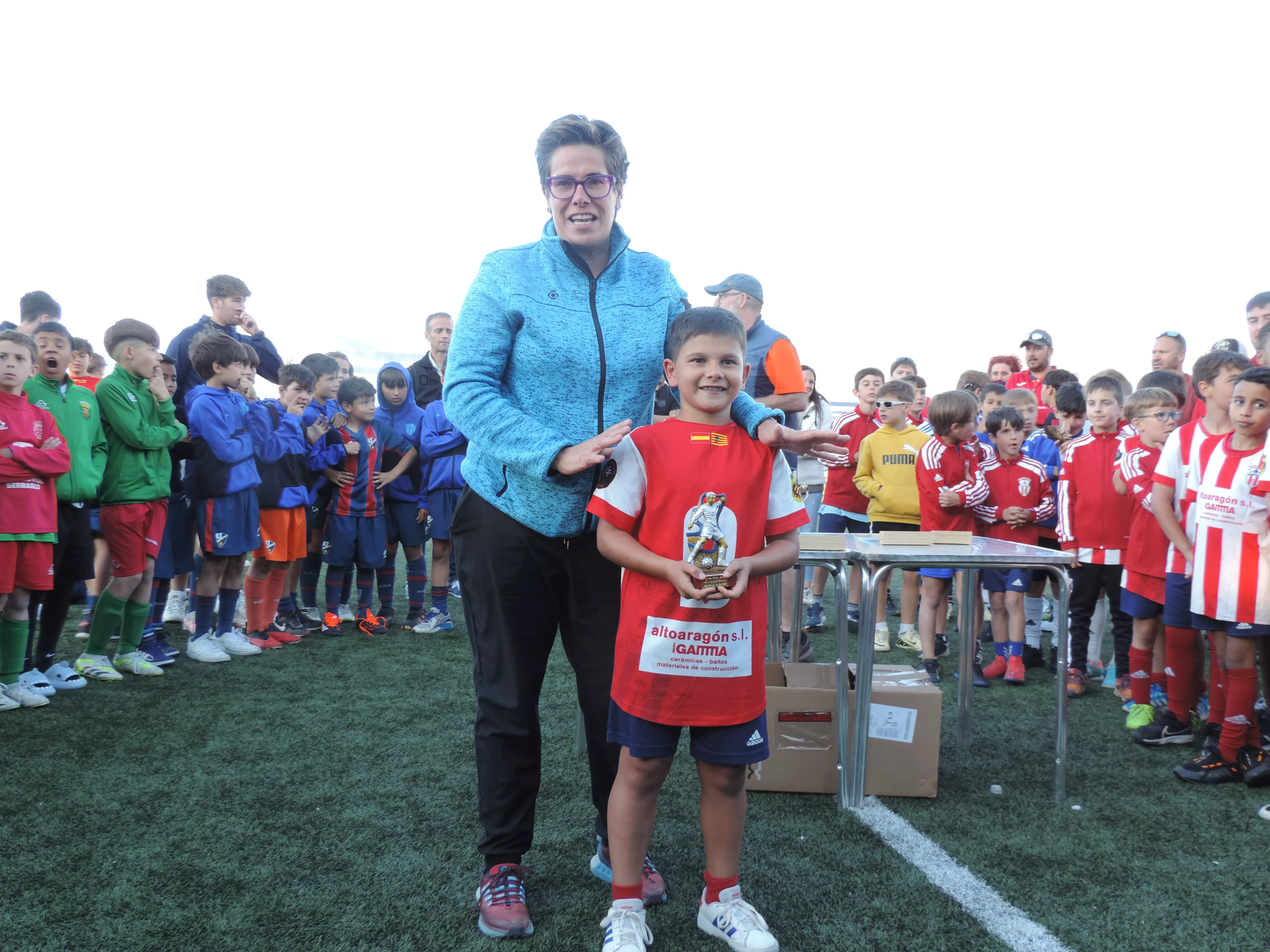 GOLEADOR BENJAMIN, JOEL DE LA FUENTE (SABIÑÁNIGO)  Foto: Andrés Alcaraz.