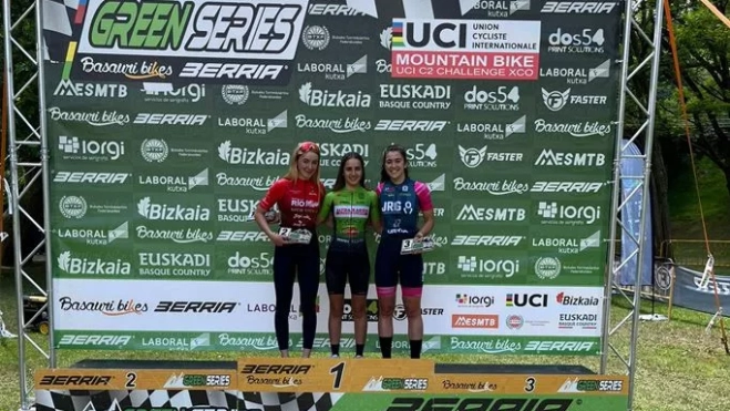 Podio en las Green Series BTT Podio en las Green Series BTT