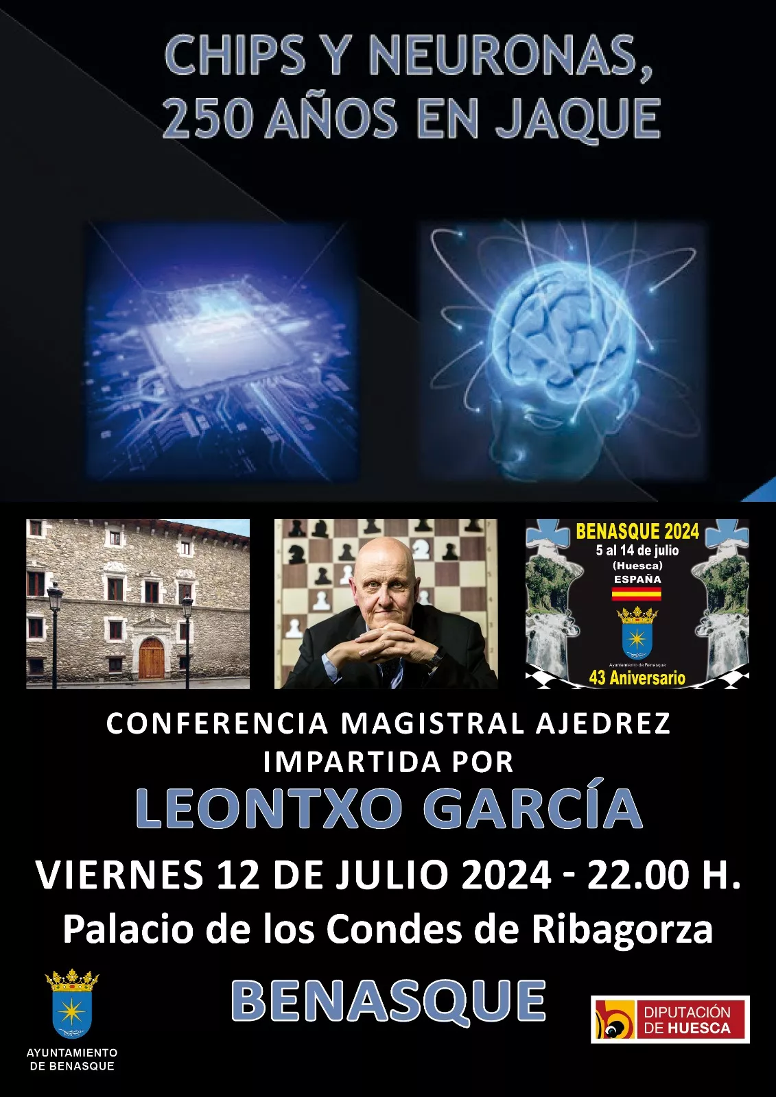 Cartel de la conferencia de Leontxo García