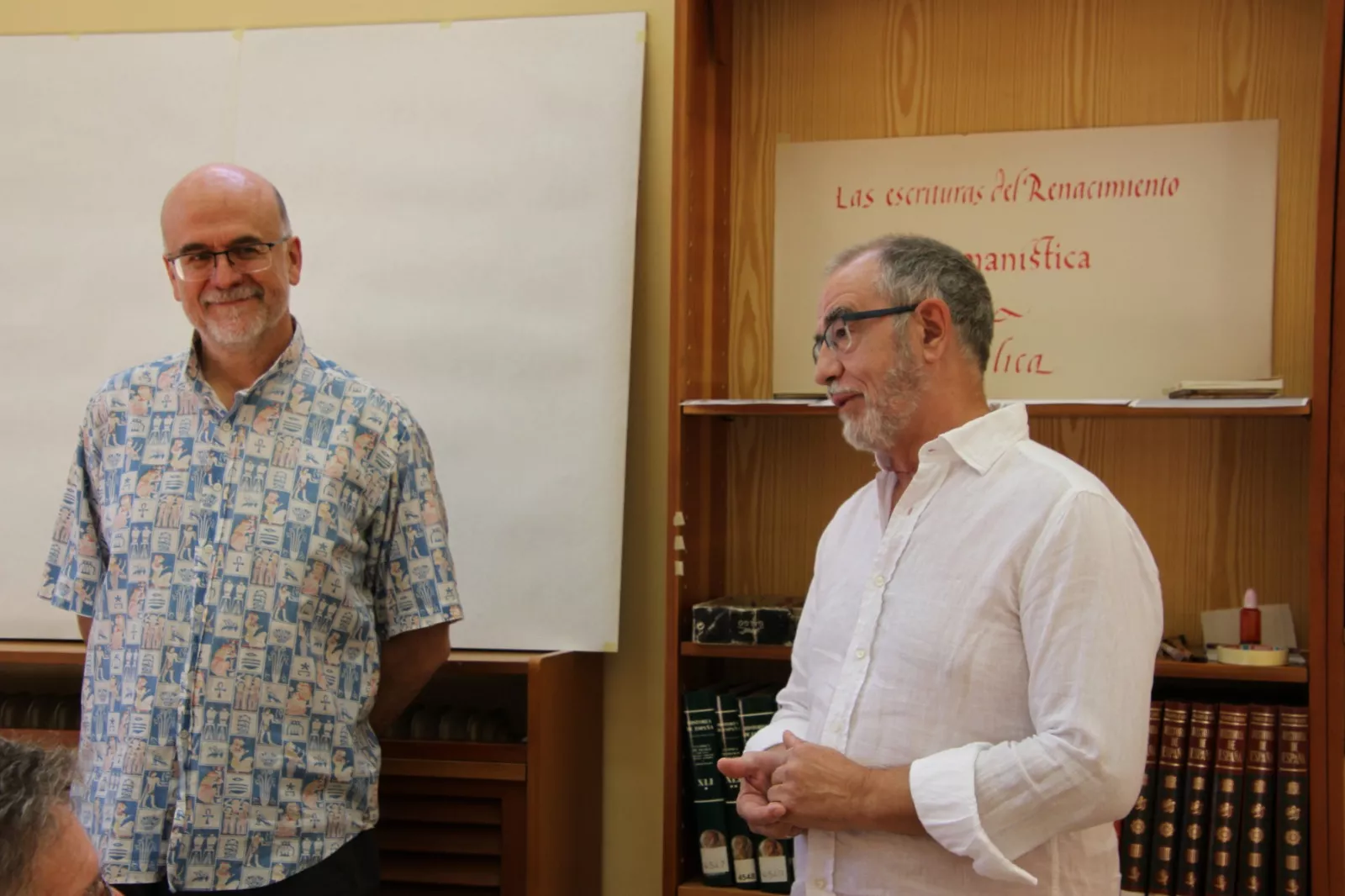 Taller de caligrafía en el Archivo Provincial de Huesca. Foto Carlos Neofato 