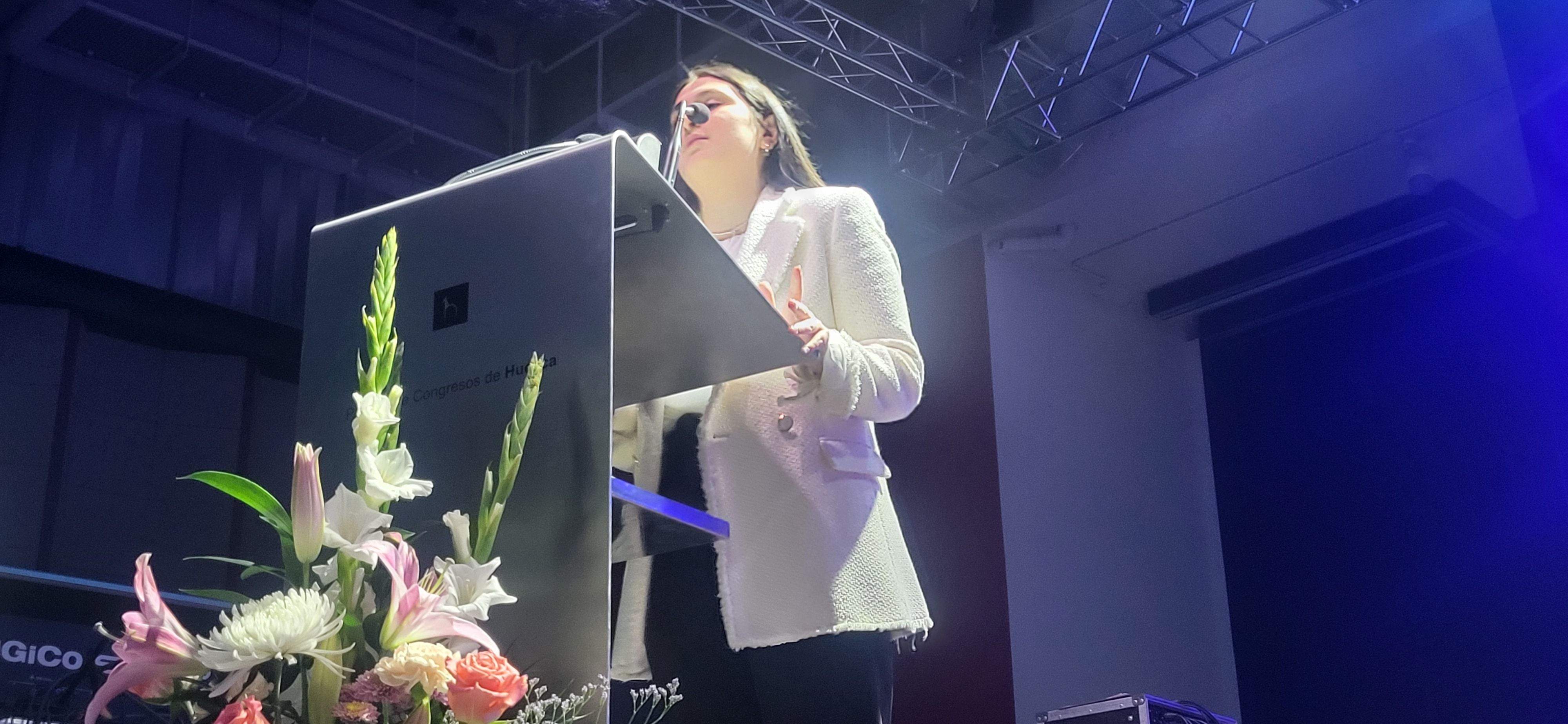 Presentación de las mairalesas del barrio de San Martín de Huesca 2022. Foto Myriam Martínez 