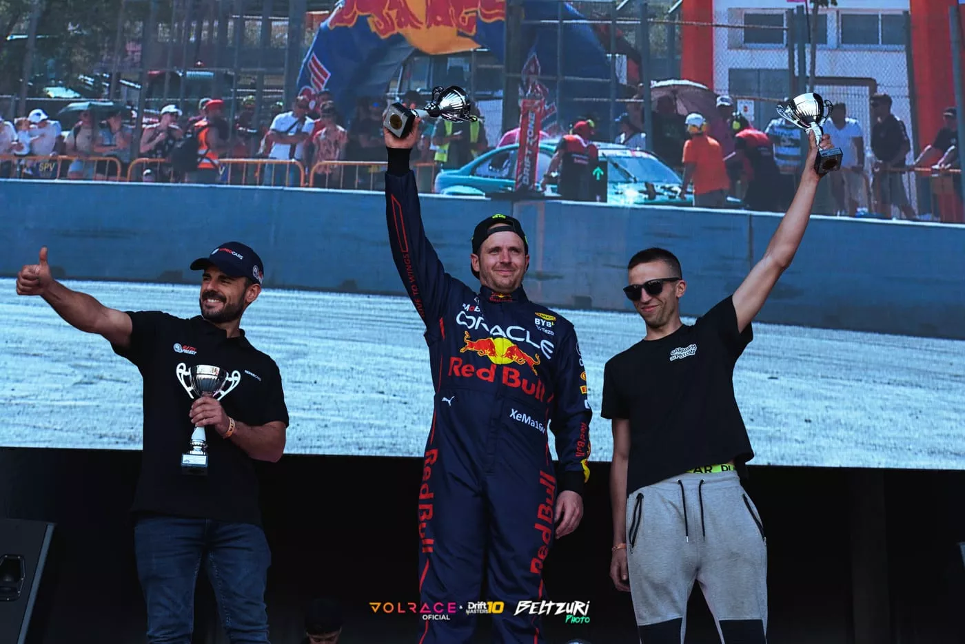 José Manuel Sancho, en lo más alto del podio