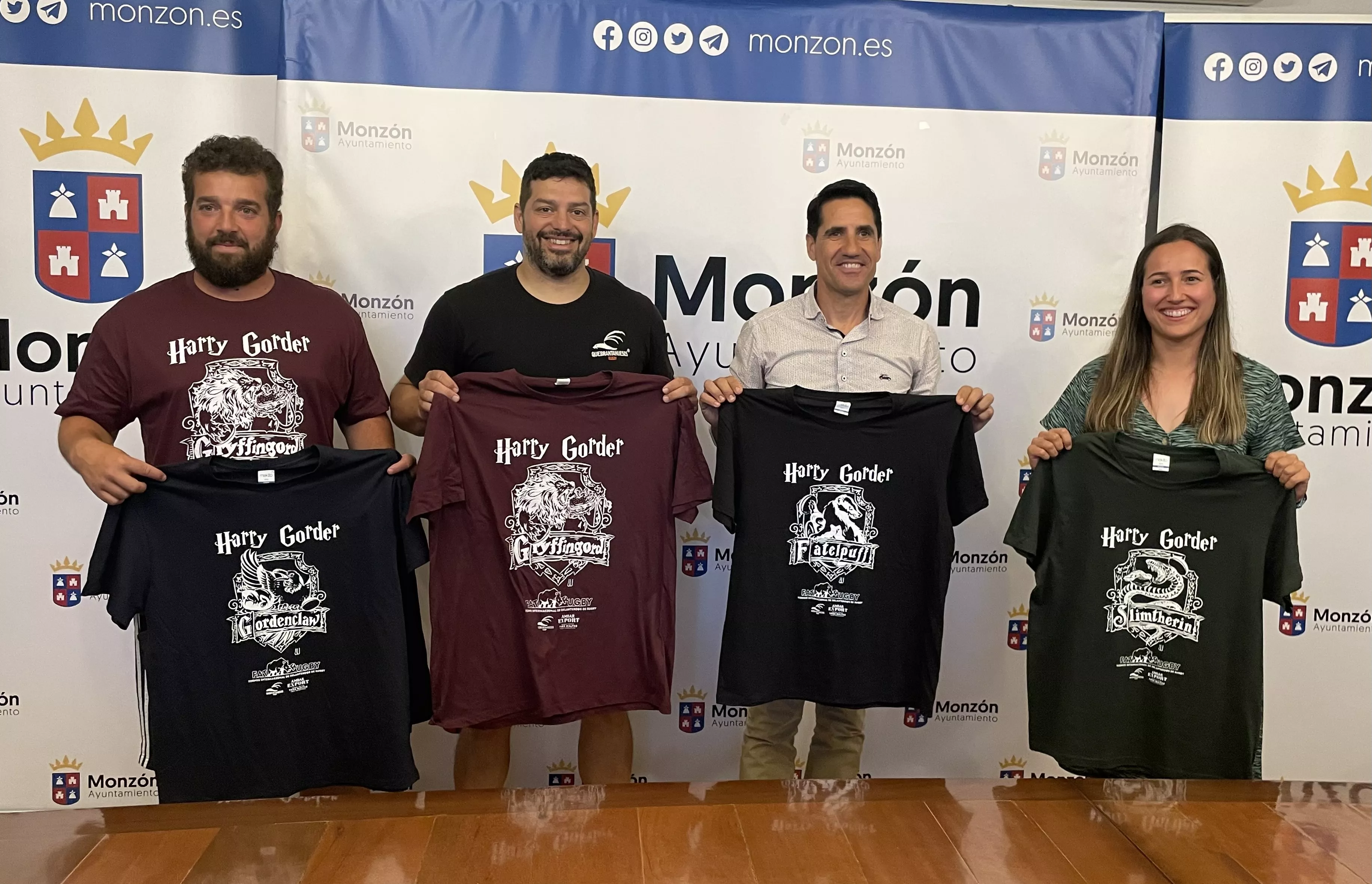 Presentación del torneo de rugby de Monzón.