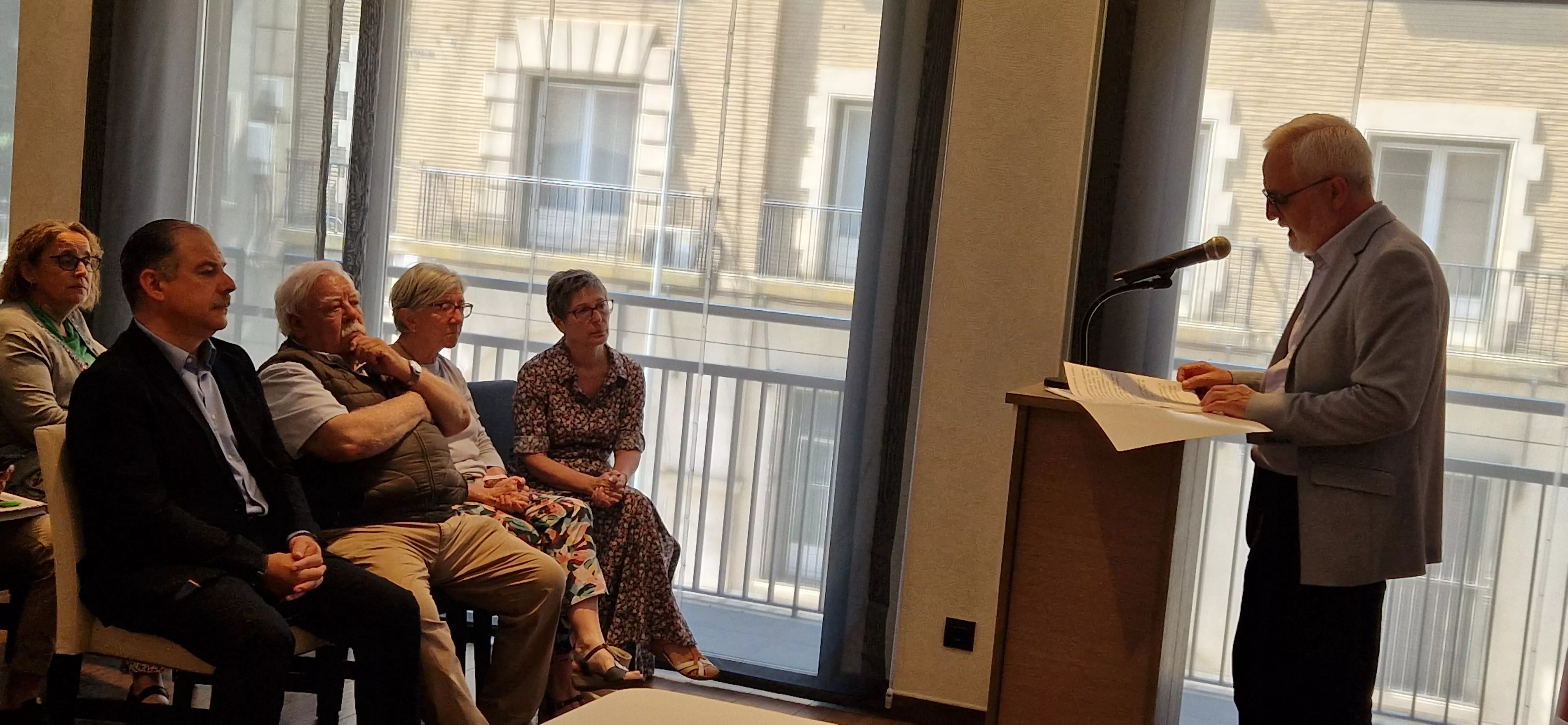 Juan Hidalgo, presidente de la Plataforma del Voluntariado de Aragón. Foto Myriam Martínez