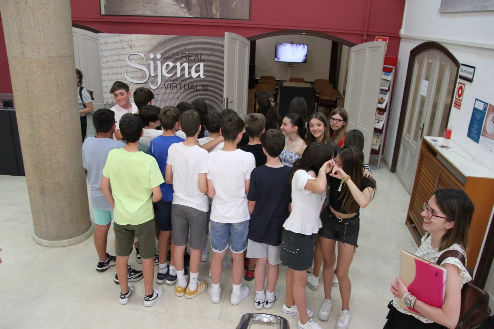Visitas guiadas al Archivo Histórico Provincial de Huesca. Foto Carlos Neofato