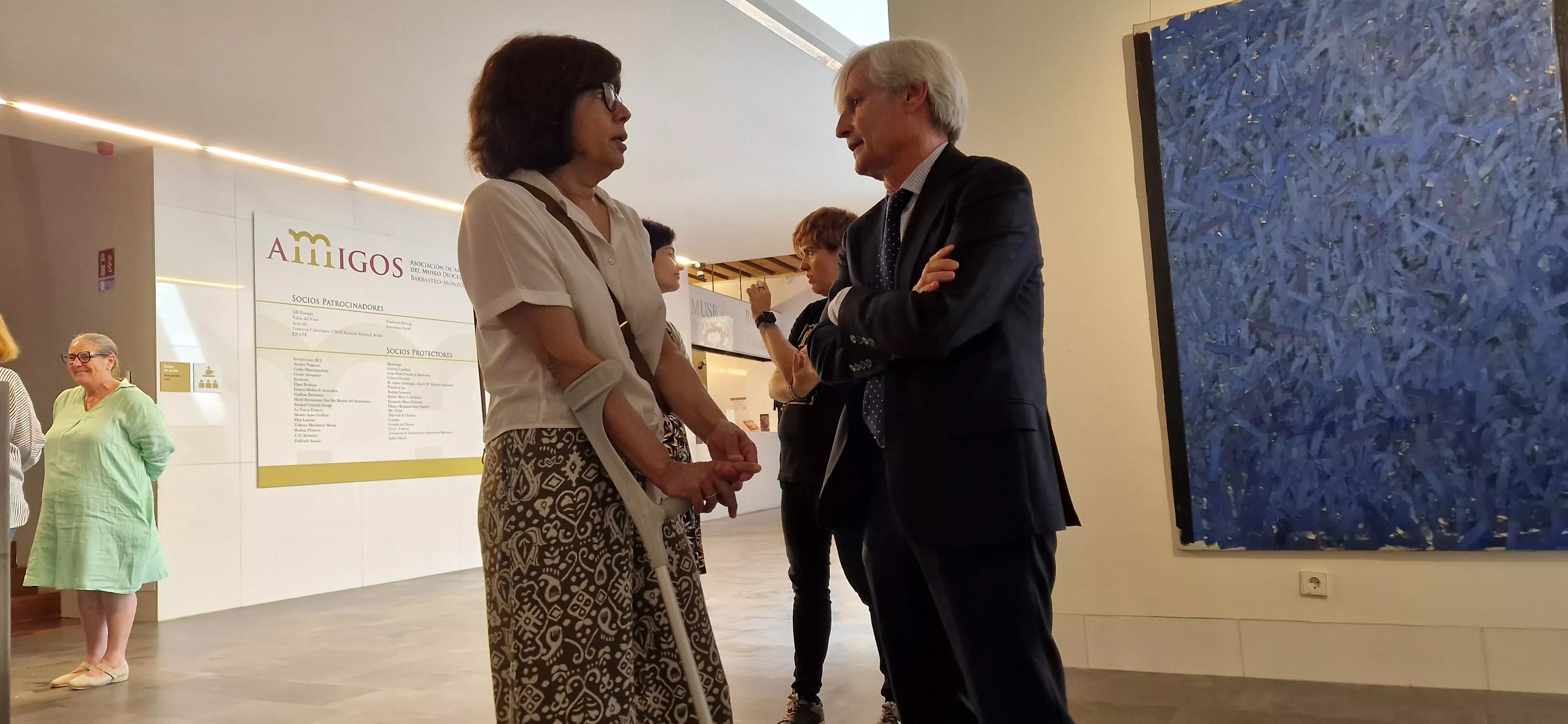 Colección CAI en el Museo Diocesano de Barbastro. Foto Myriam Martínez 