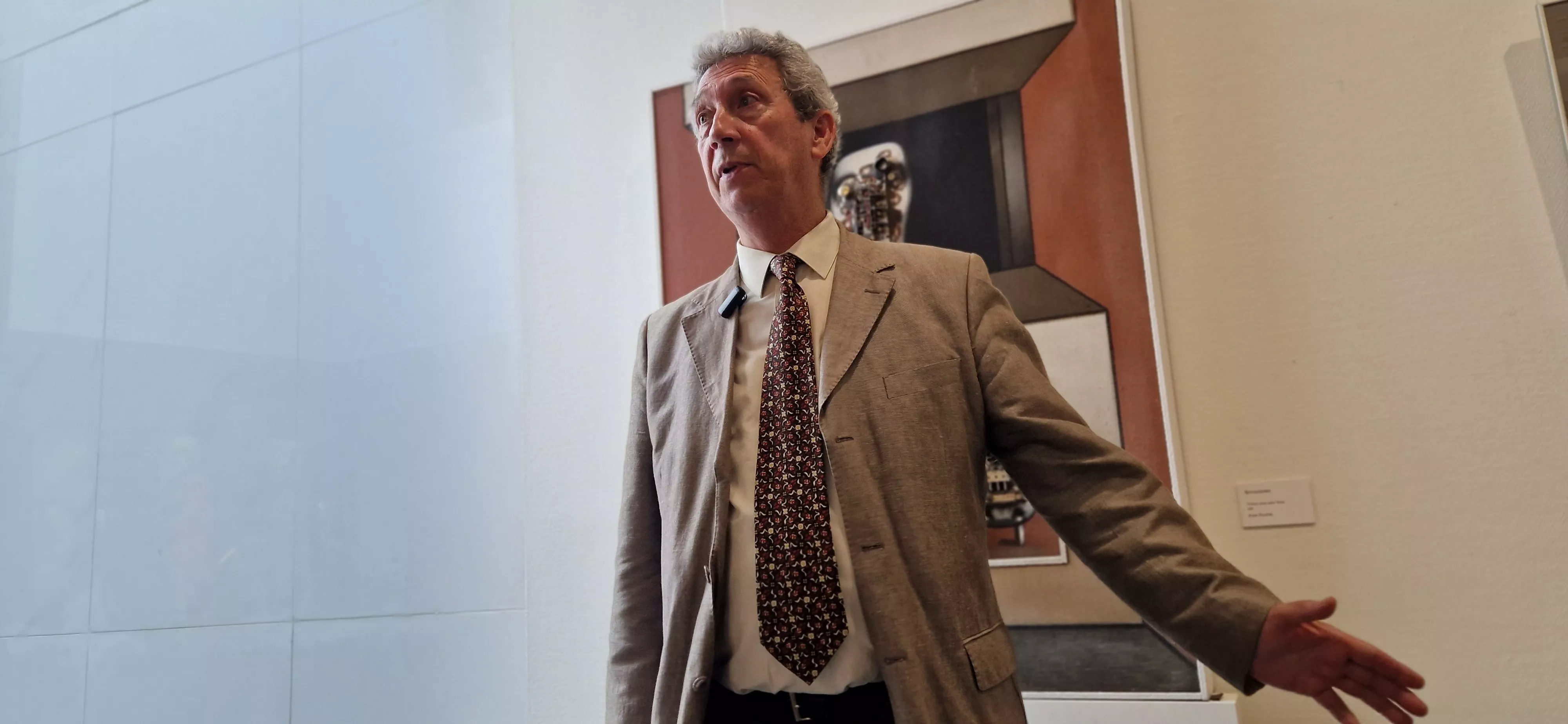 José Ramón Auría, presidente de la Fundación CAI.  Foto Myriam Martínez 