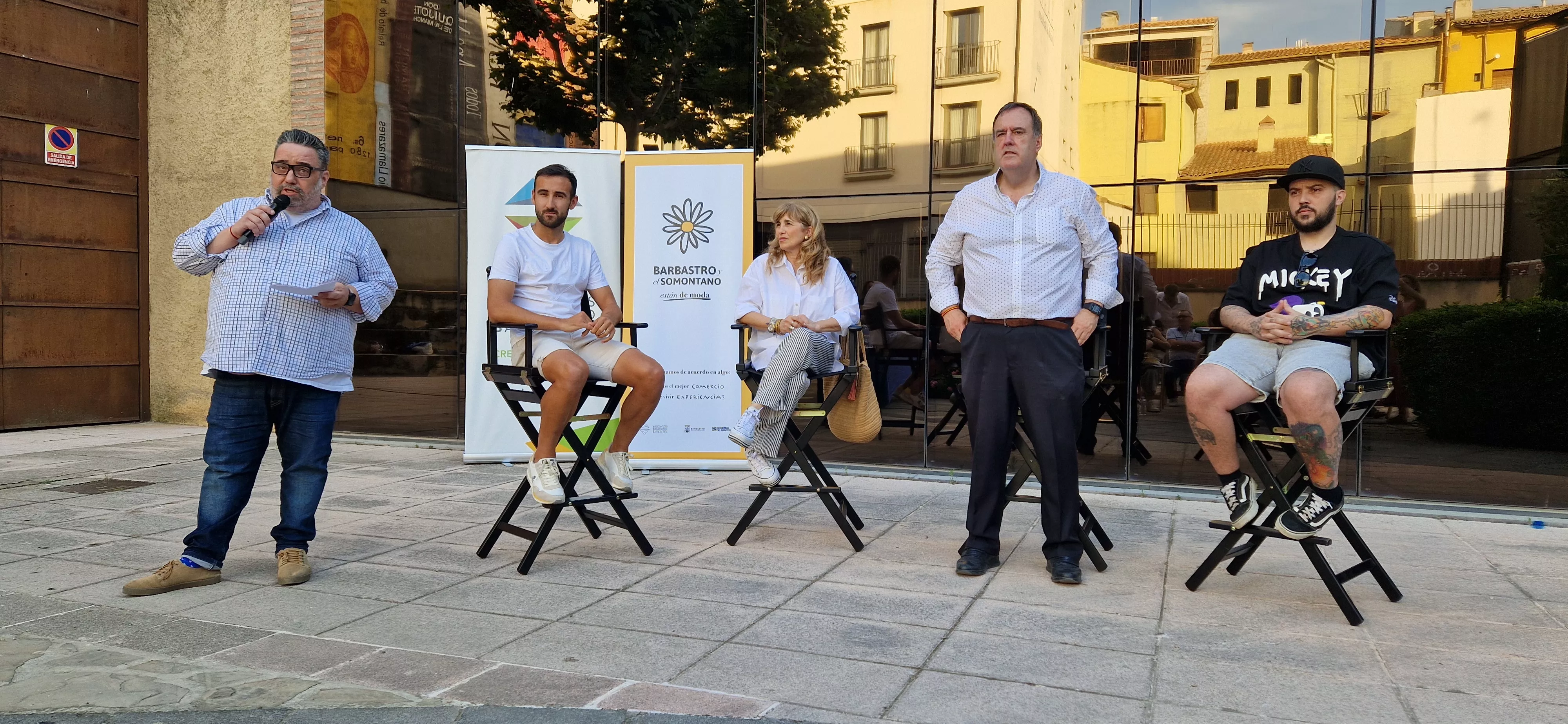 Carlos Domínguez, Kike Rausell, Olga Chavanel, Javier García Antón y Rafael Bautista. Foto Myriam Martínez
