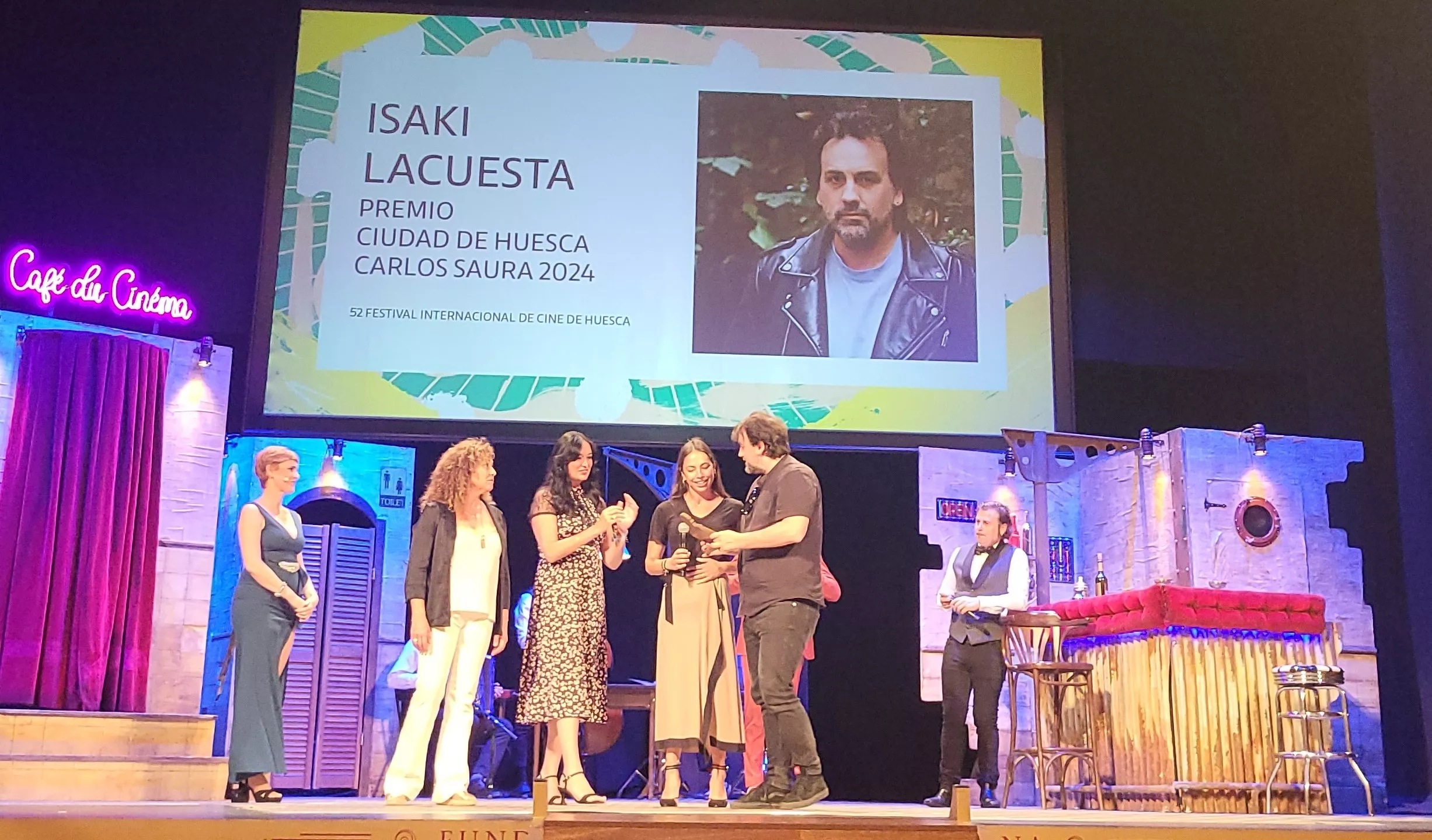 Gala inaugural del 52 Festival Internacional de Cine de Huesca. Foto Mercedes Manterola
