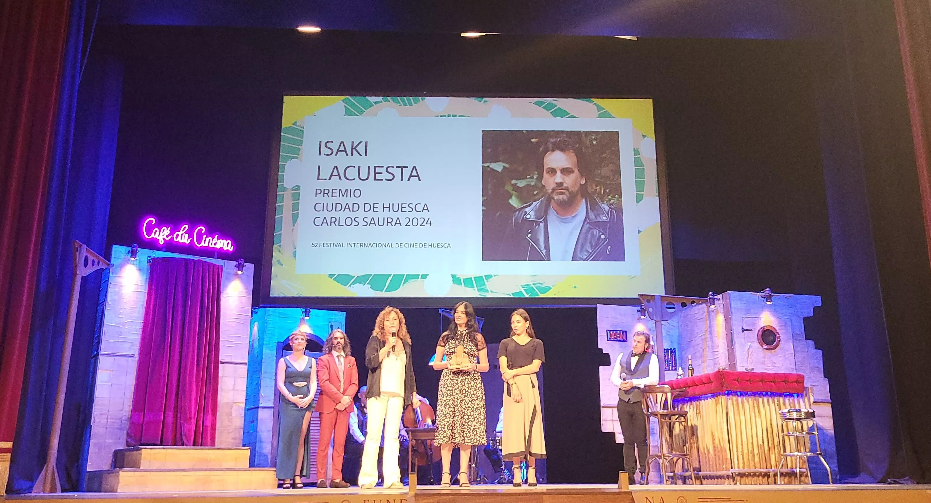Gala inaugural del 52 Festival Internacional de Cine de Huesca. Foto Mercedes Manterola