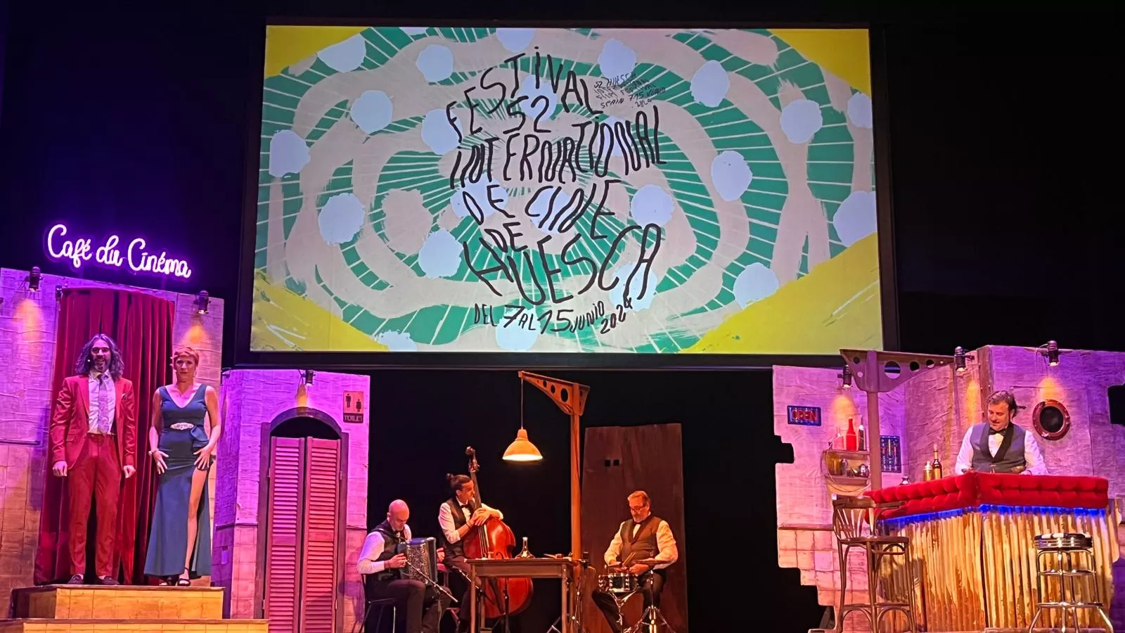 Gala inaugural del 52 Festival Internacional de Cine de Huesca. Foto Mercedes Manterola