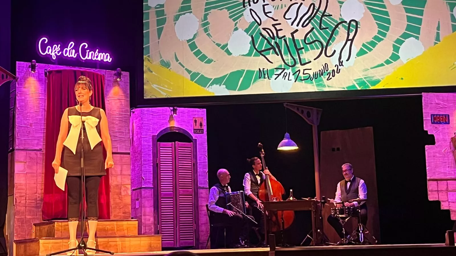 Gala inaugural del 52 Festival Internacional de Cine de Huesca. Foto Mercedes Manterola