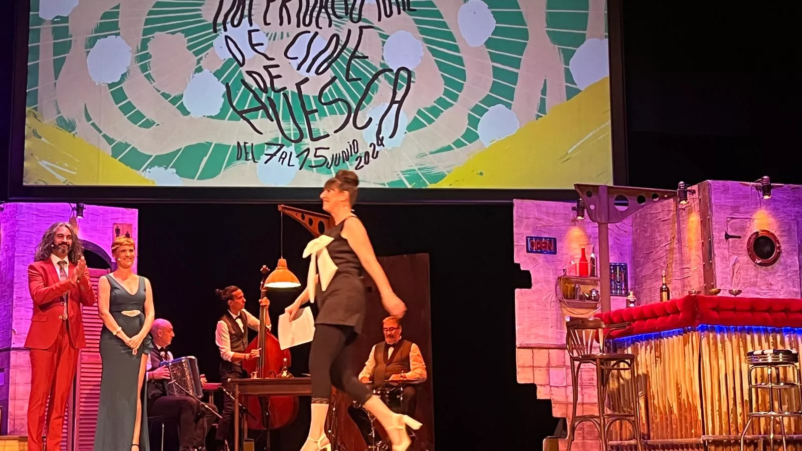 Gala inaugural del 52 Festival Internacional de Cine de Huesca. Foto Mercedes Manterola