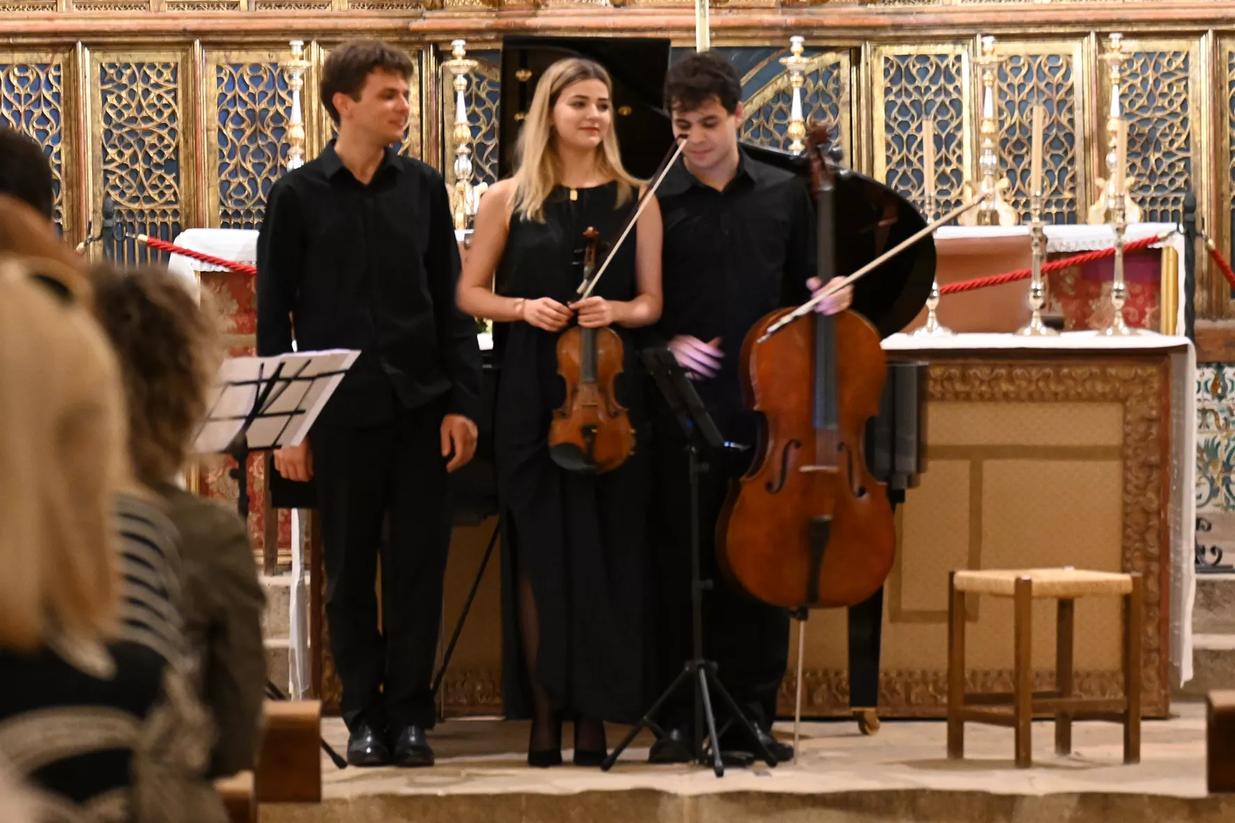 Concierto de Música cercana en la Colegiata de Bolea. Foto Carlos Jalle