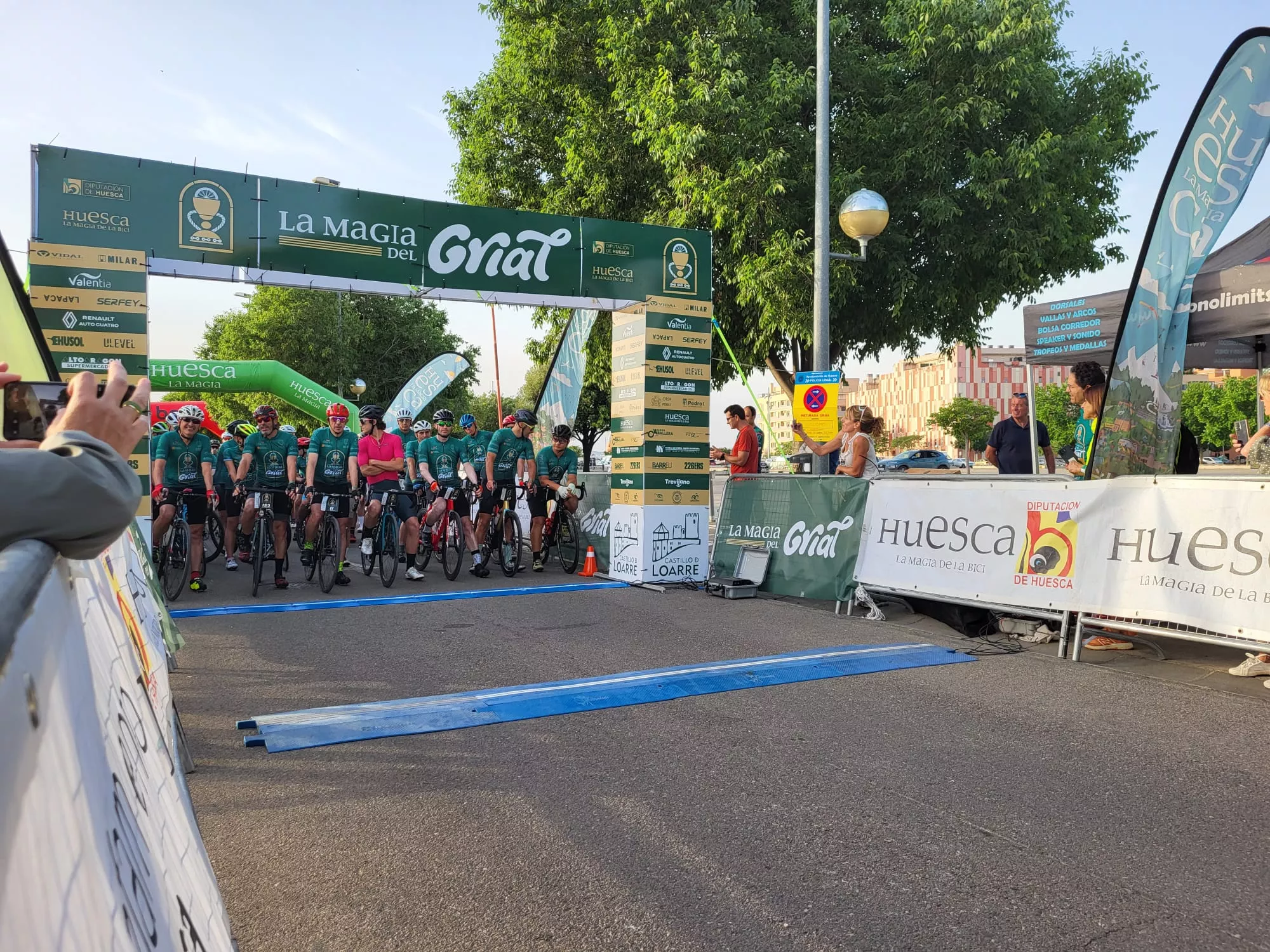 Segundos antes de tomar la salida. Foto: Adri Mora