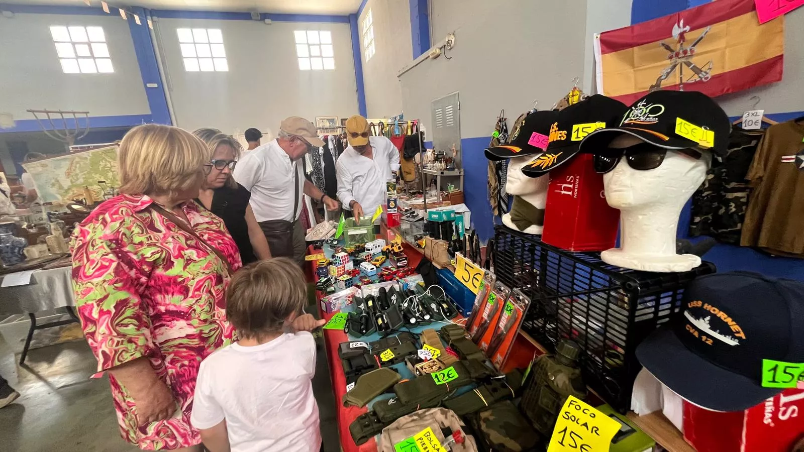 Feria de Antigüedades de Chimillas. Foto Mercedes Manterola