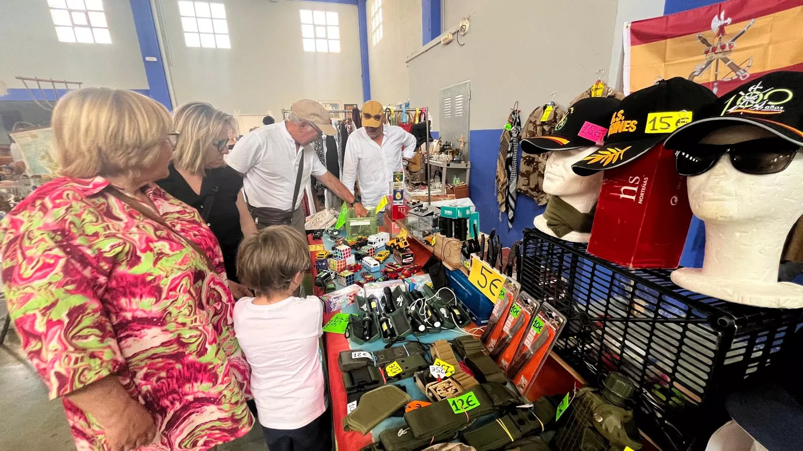 Feria de Antigüedades de Chimillas. Foto Mercedes Manterola