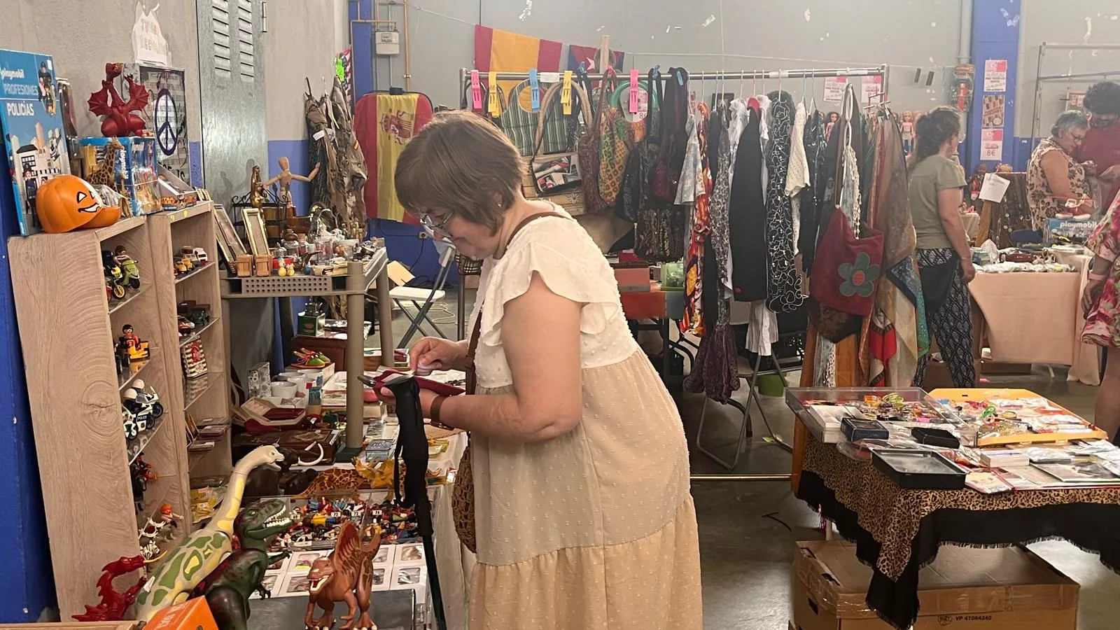 Feria de Antigüedades de Chimillas. Foto Mercedes Manterola