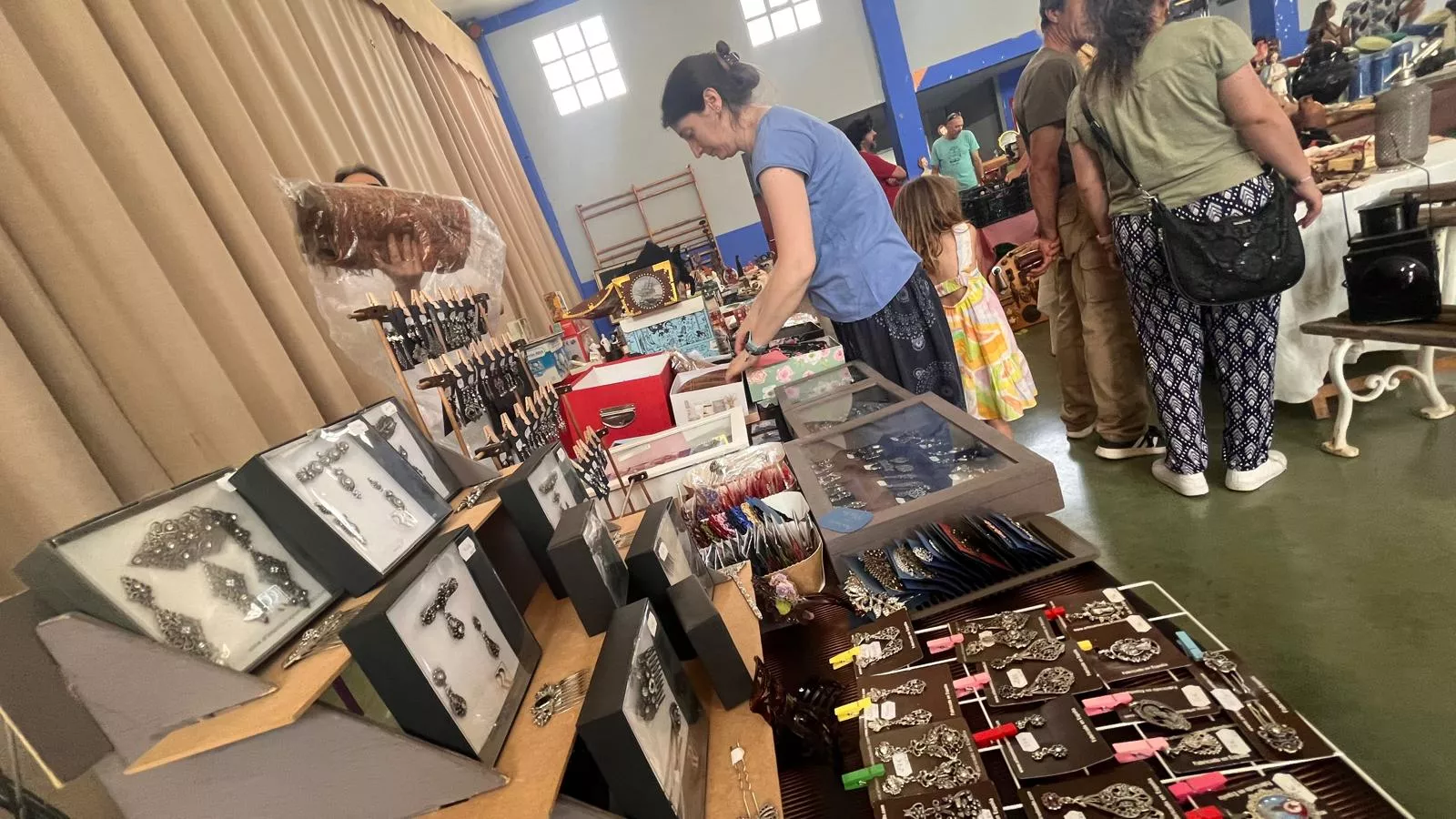 Feria de Antigüedades de Chimillas. Foto Mercedes Manterola