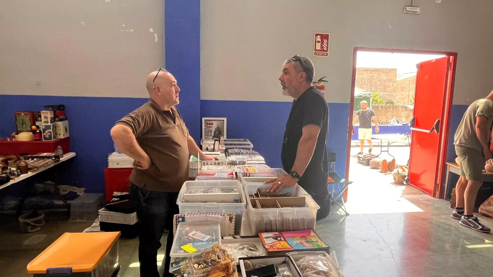 Feria de Antigüedades de Chimillas. Foto Mercedes Manterola