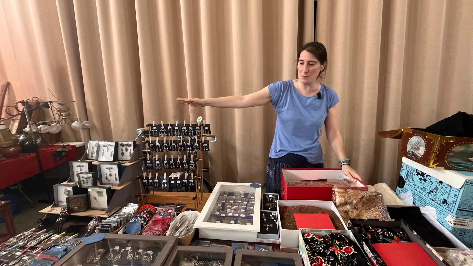 Feria de Antigüedades de Chimillas. Foto Mercedes Manterola