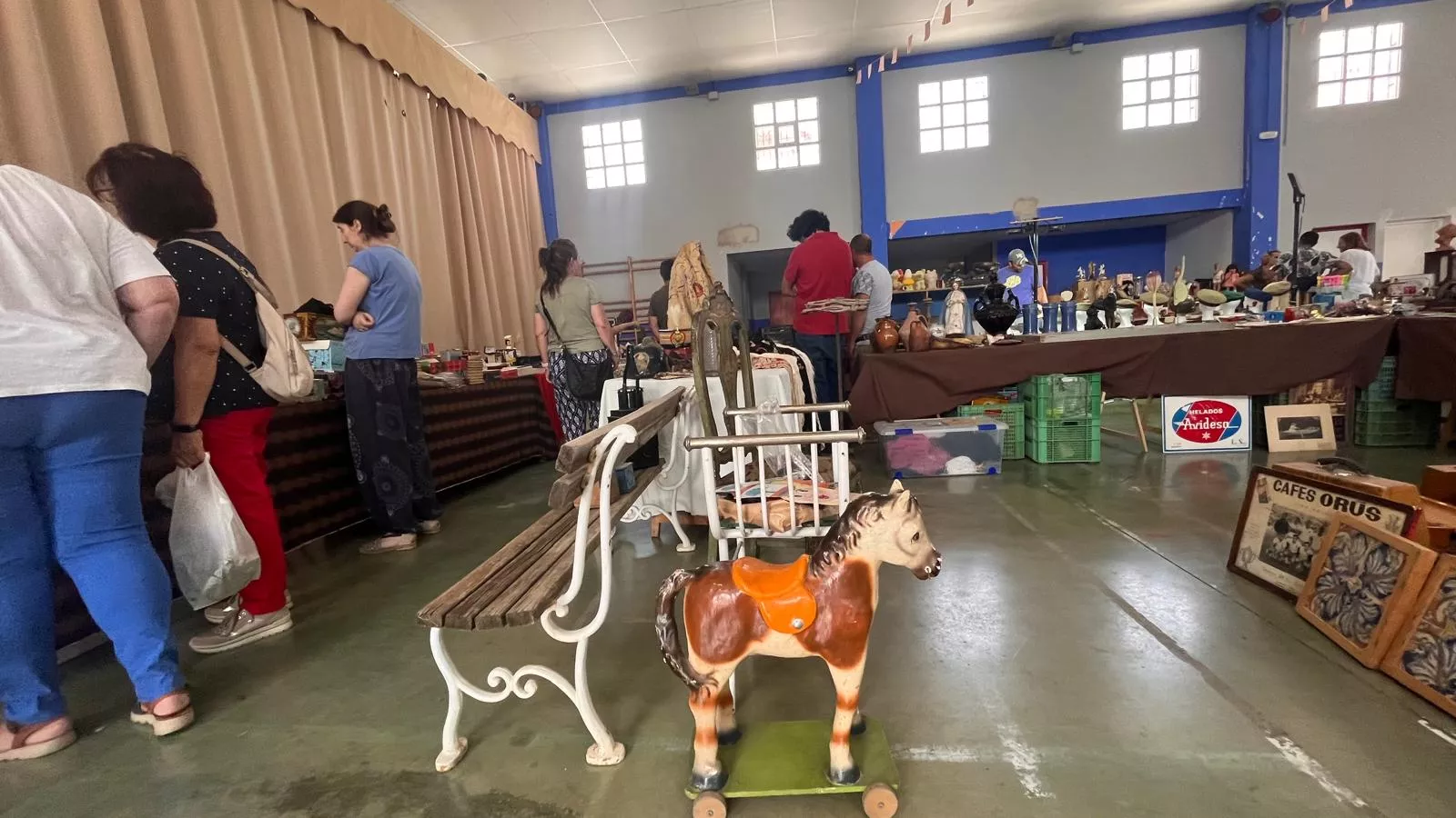 Feria de Antigüedades de Chimillas. Foto Mercedes Manterola