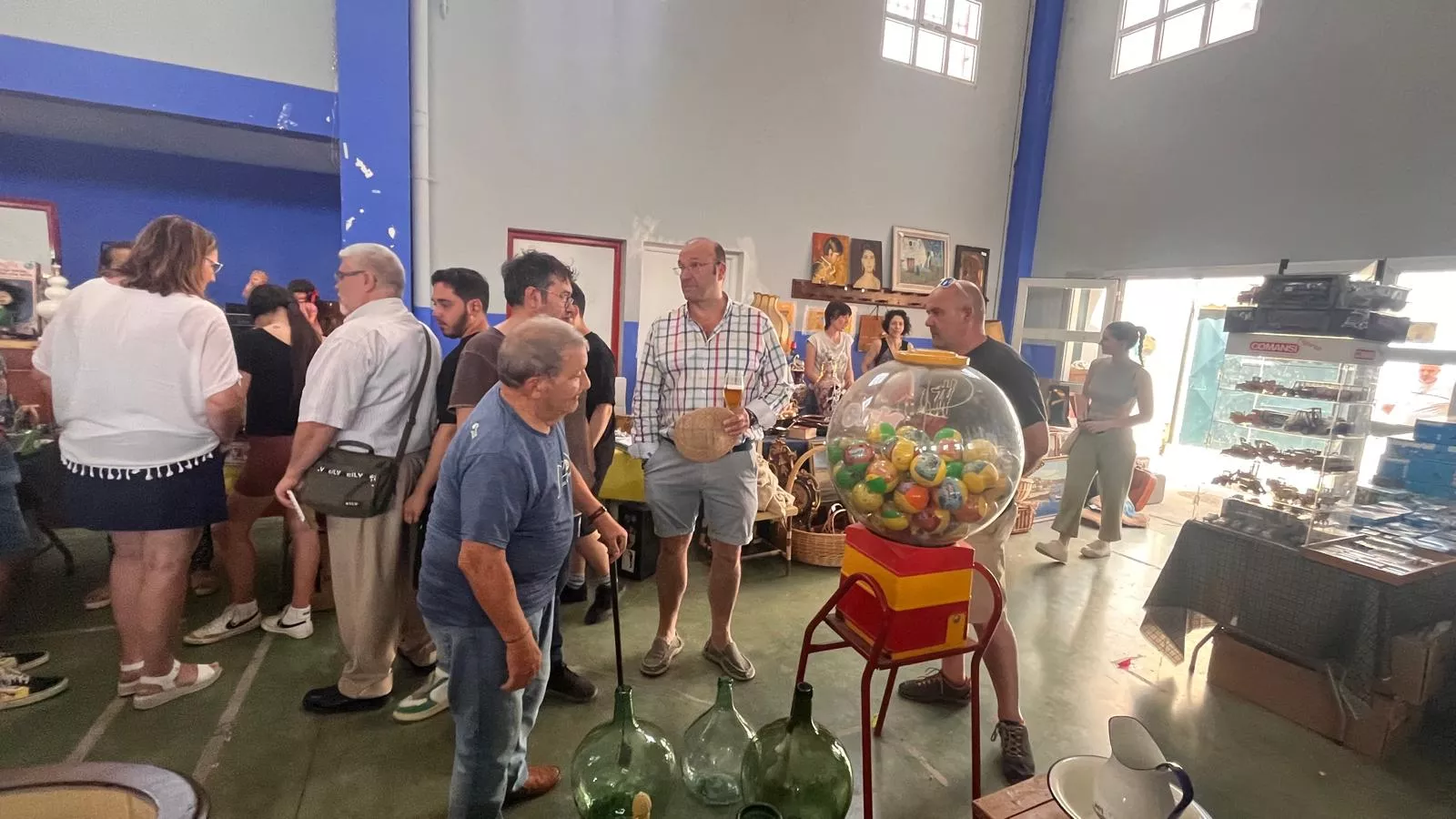 Feria de Antigüedades de Chimillas. Foto Mercedes Manterola