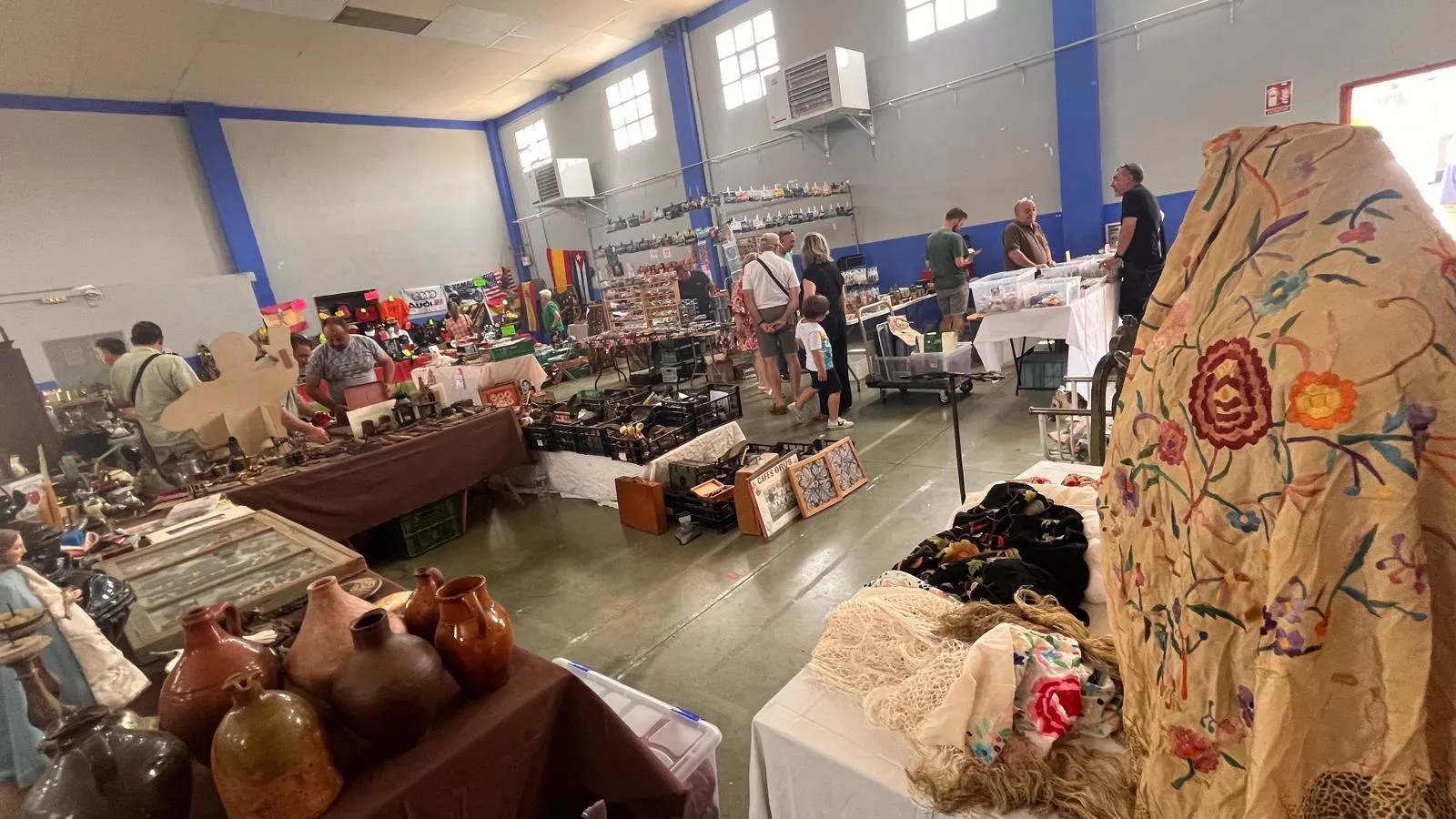 Feria de Antigüedades de Chimillas. Foto Mercedes Manterola