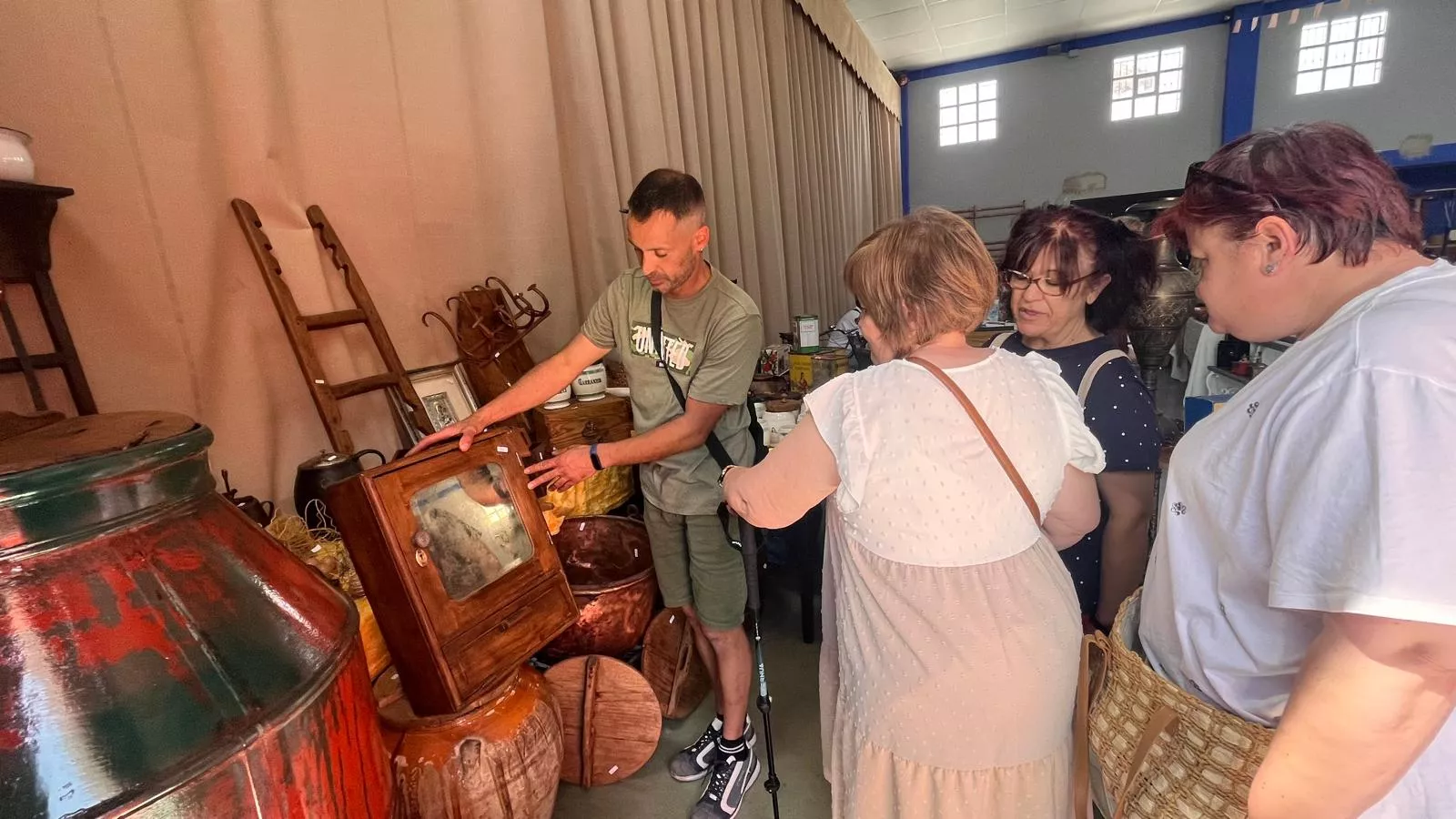 Feria de Antigüedades de Chimillas. Foto Mercedes Manterola