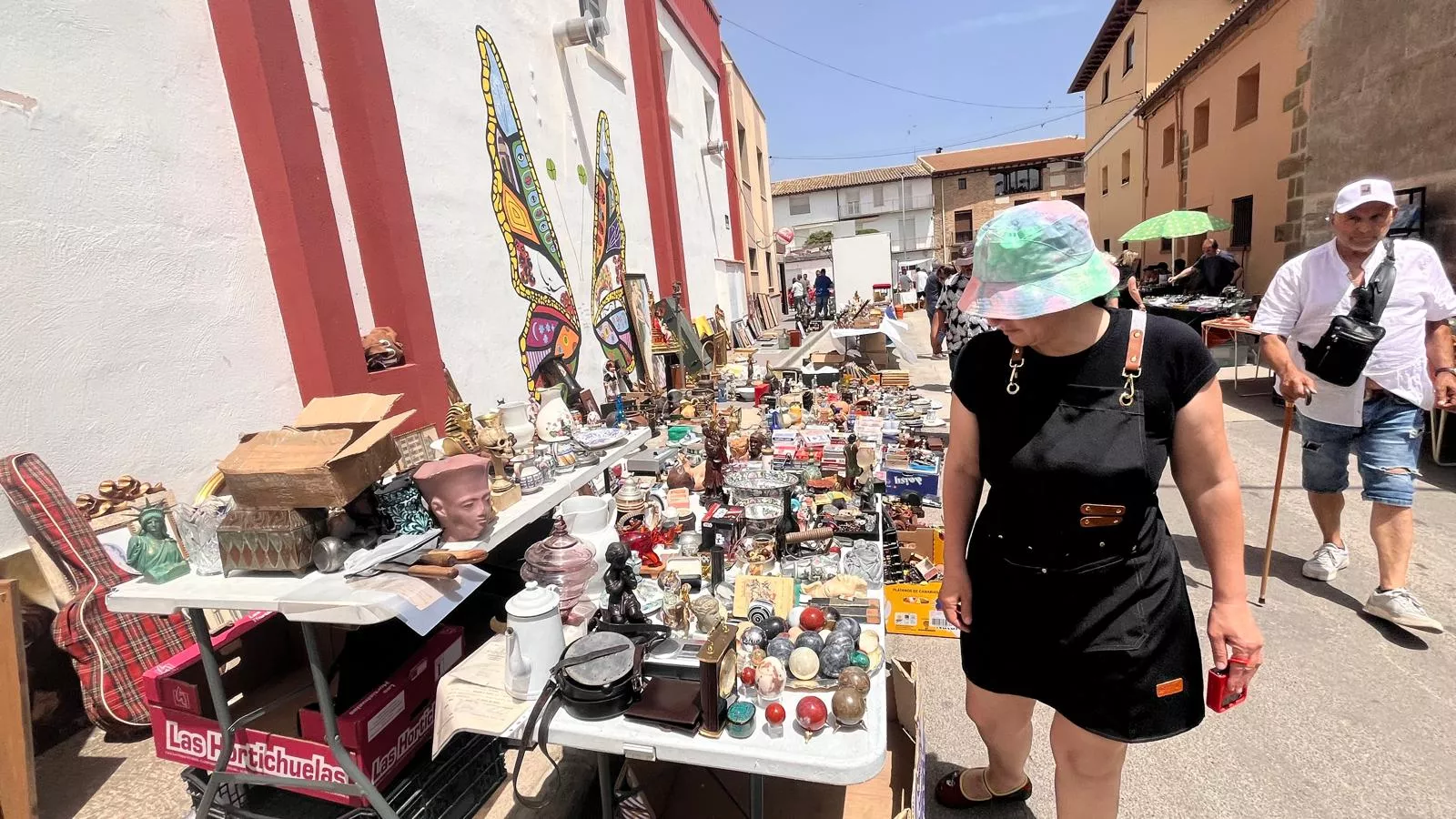 Feria de Antigüedades de Chimillas. Foto Mercedes Manterola