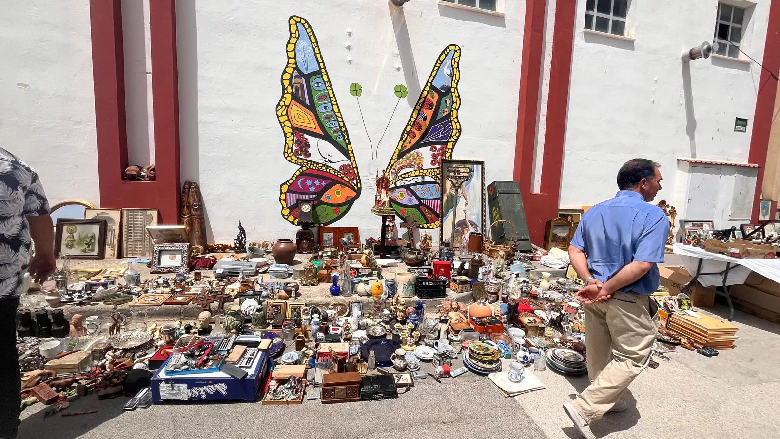 Feria de Antigüedades de Chimillas. Foto Mercedes Manterola