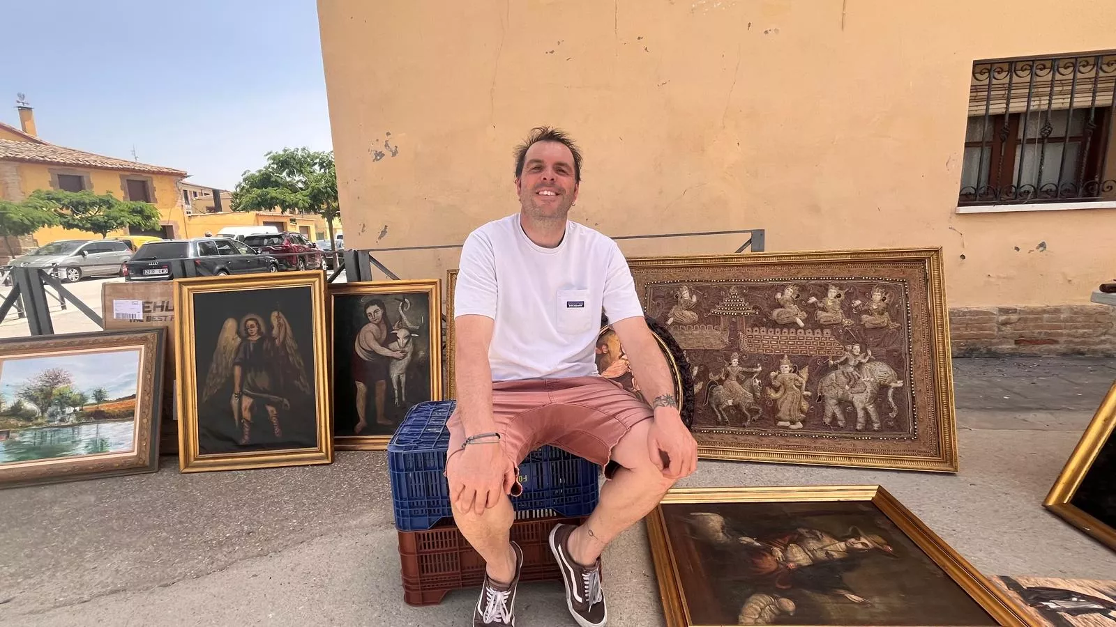 Feria de Antigüedades de Chimillas. Foto Mercedes Manterola