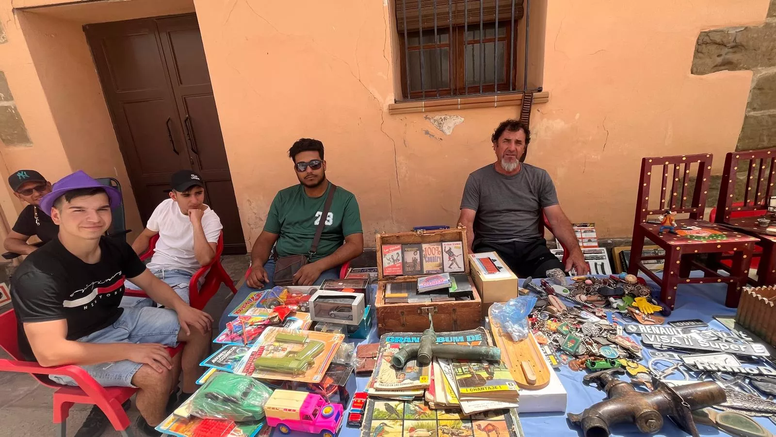 Feria de Antigüedades de Chimillas. Foto Mercedes Manterola