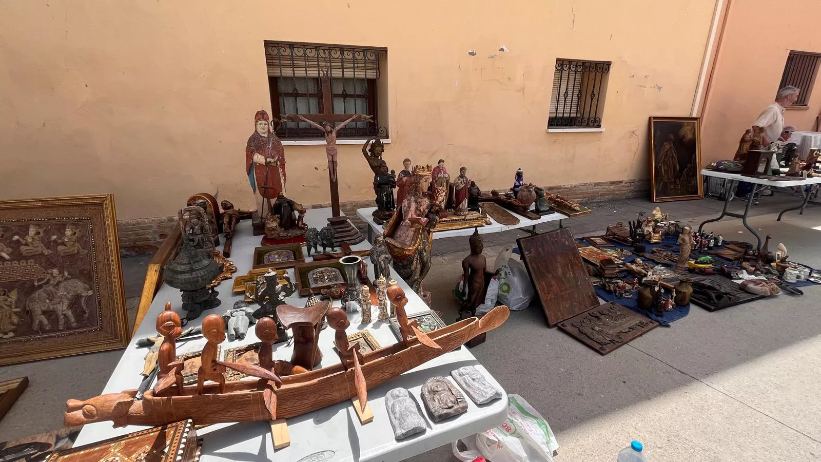 Feria de Antigüedades de Chimillas. Foto Mercedes Manterola