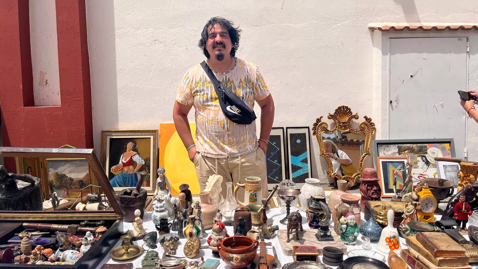 Feria de Antigüedades de Chimillas. Foto Mercedes Manterola