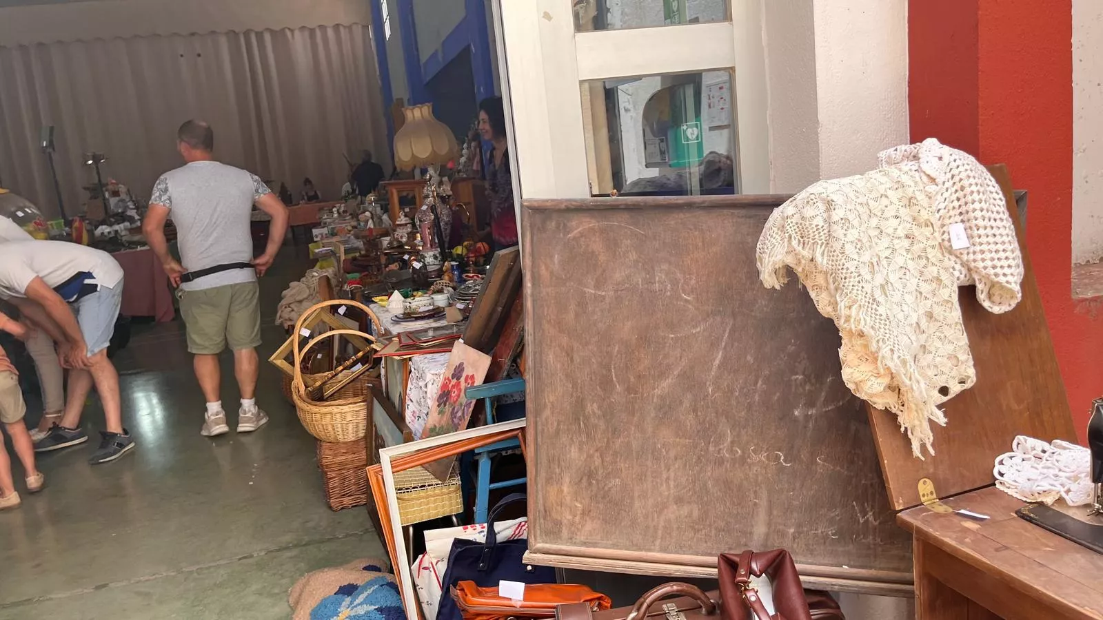 Feria de Antigüedades de Chimillas. Foto Mercedes Manterola