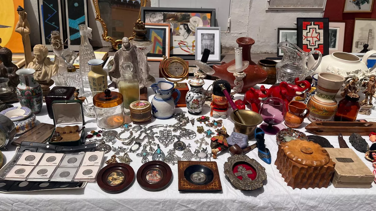 Feria de Antigüedades de Chimillas. Foto Mercedes Manterola