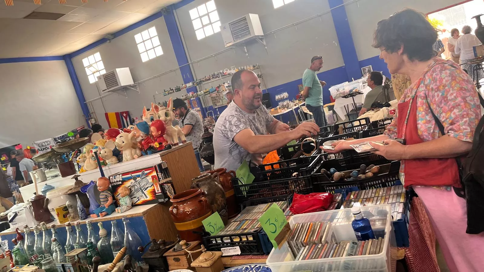 Feria de Antigüedades de Chimillas. Foto Mercedes Manterola