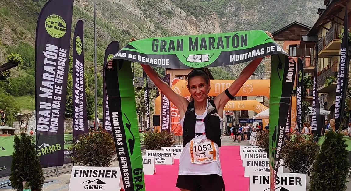 1a clasificada 28k #gmmb 2024 dorsal 1053 Paula Mata tiempo 3:19:42