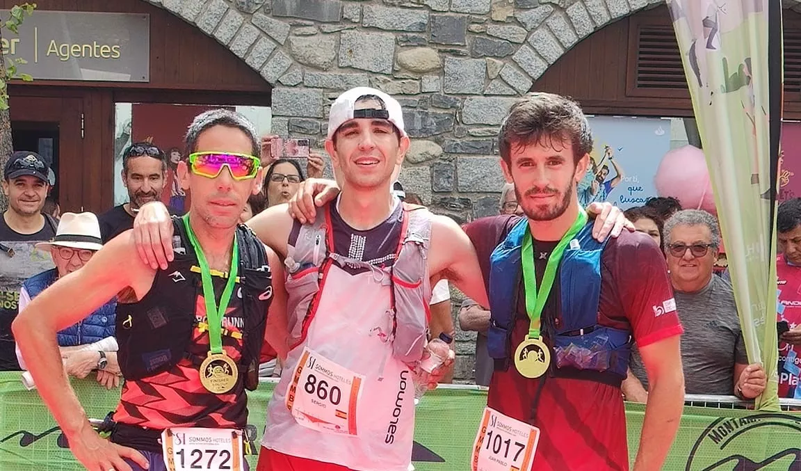 Los tres primeros clasificados 28k  860- Sergio Colls 1272- Daniel Cremades 1017- Juan Pablo Loscertales