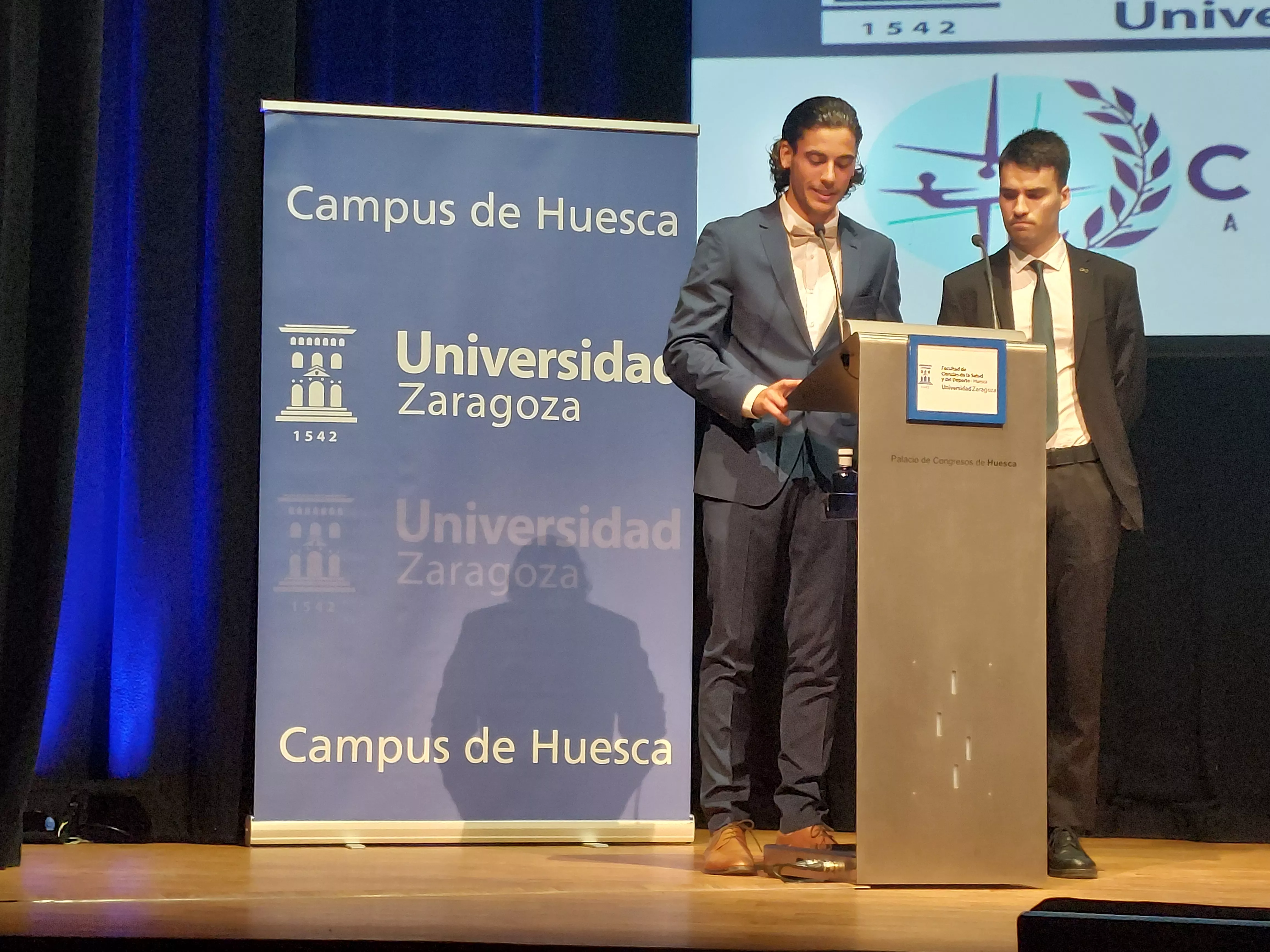 Graduación de los estudios de la Facultad de Ciencias de la Salud y del Deporte. Foto Javier García Antón