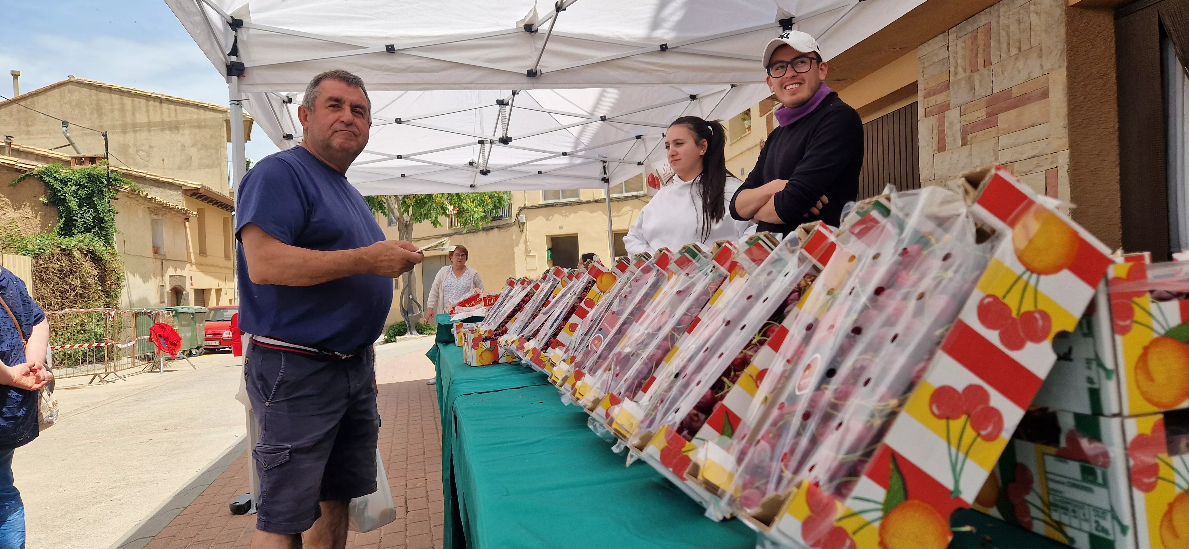 Prefiesta de la Feria de la Cereza de Bolea. Foto Myriam Martínez