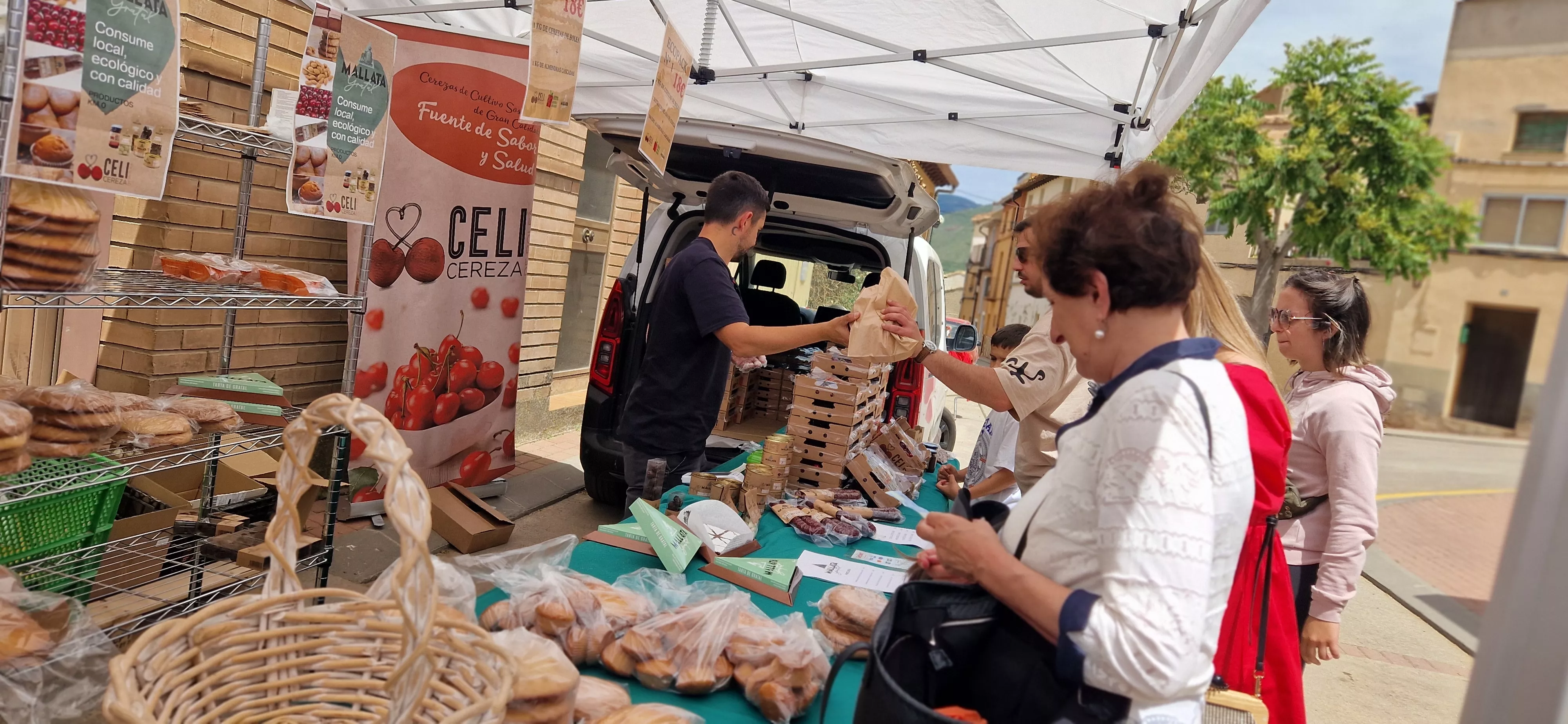 Prefiesta de la Feria de la Cereza de Bolea. Foto Myriam Martínez