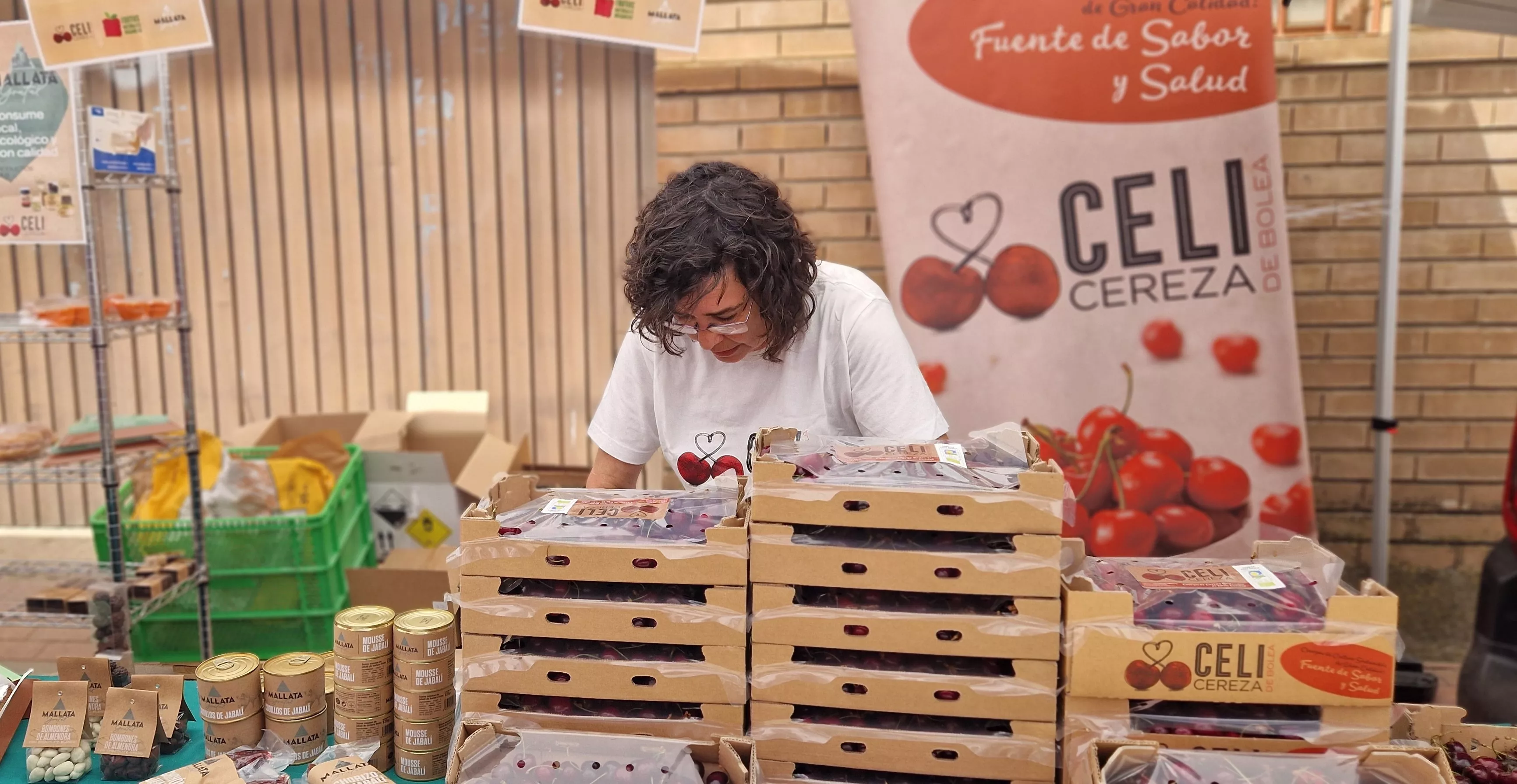 Prefiesta de la Feria de la Cereza de Bolea. Foto Myriam Martínez