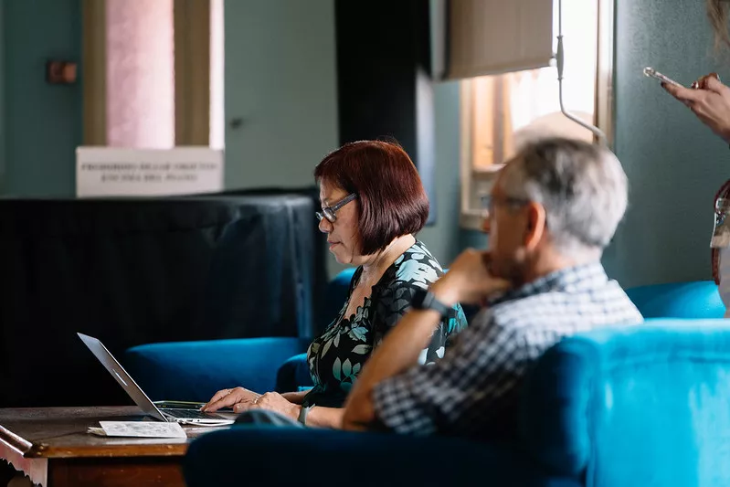 Óscar Sipán en el Festival de Cine de Huesca. Foto Festival