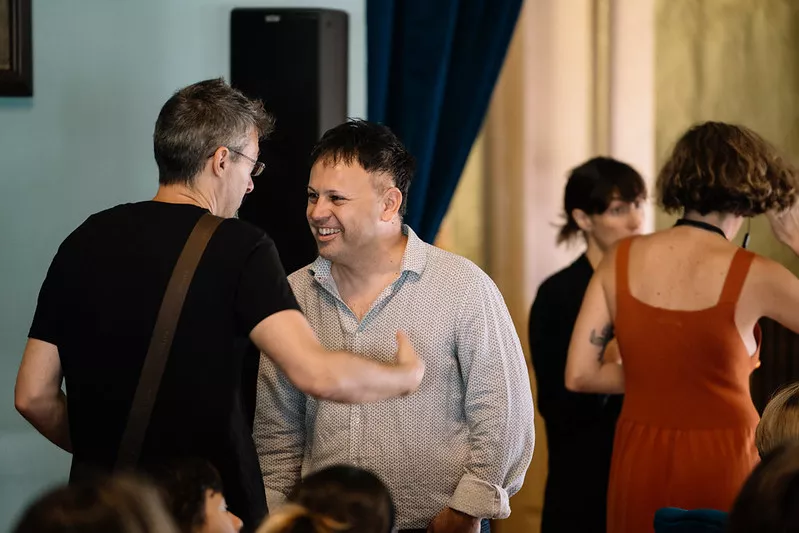Óscar Sipán en el Festival de Cine de Huesca. Foto Festival