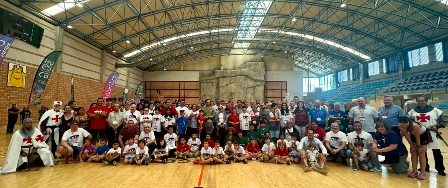 Foto de familia final del Campeonato de España de Ajedrez Inclusivo. Foto FEDA 