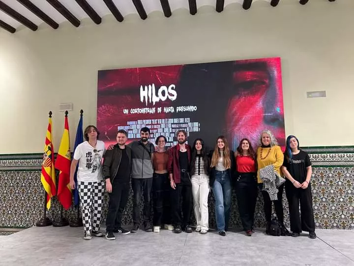 Estreno de la película "Hilos" en Zaragoza.