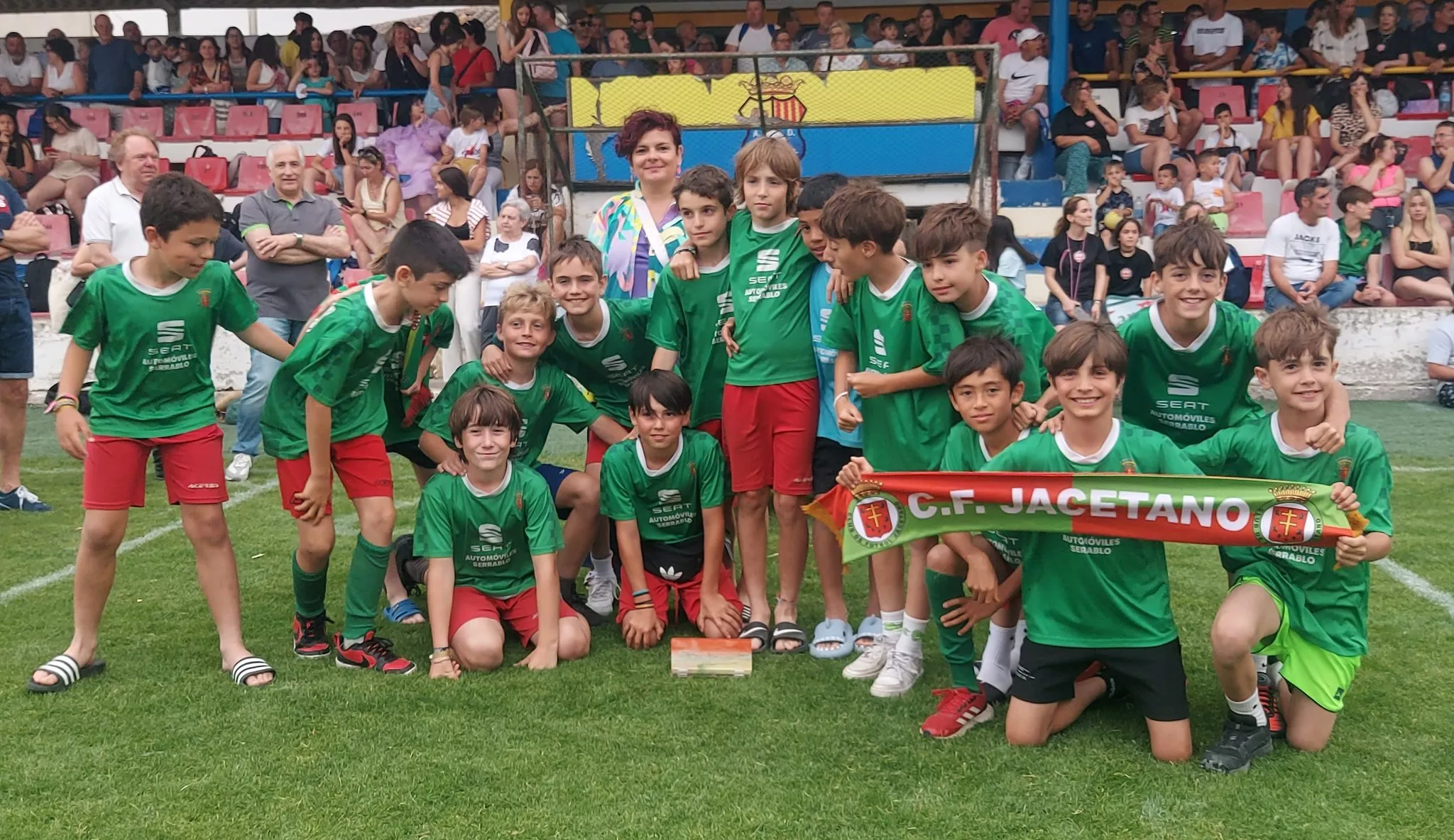 Jacetano, tercer clasificado Alevín